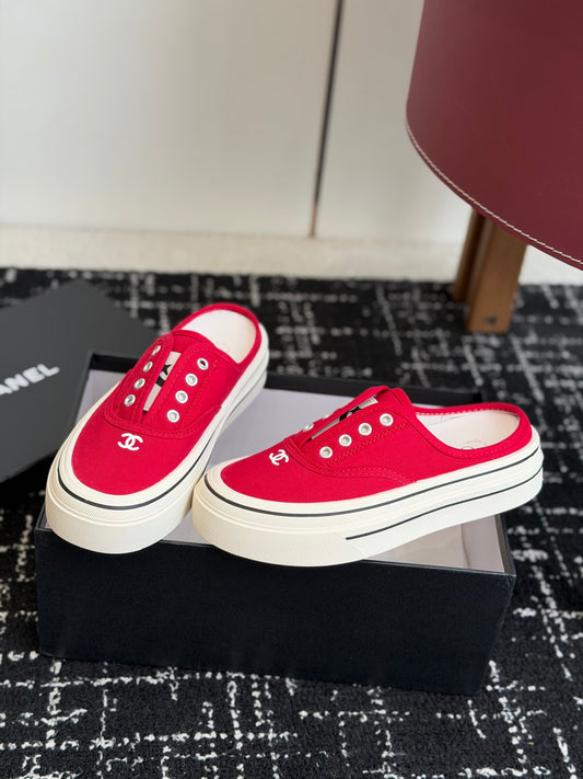 26SS NEW biscuit canvas shoes