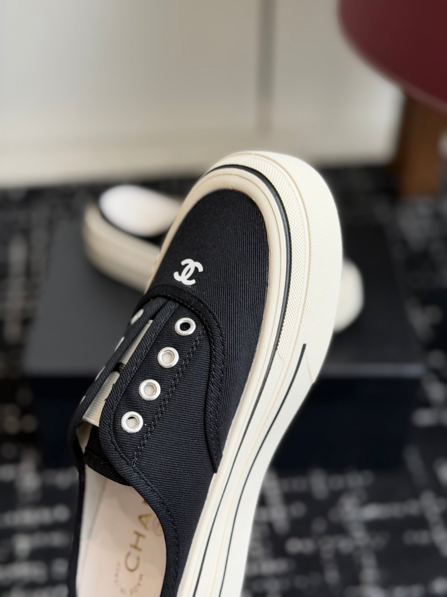 26SS NEUE Segeltuchschuhe in Biskuit