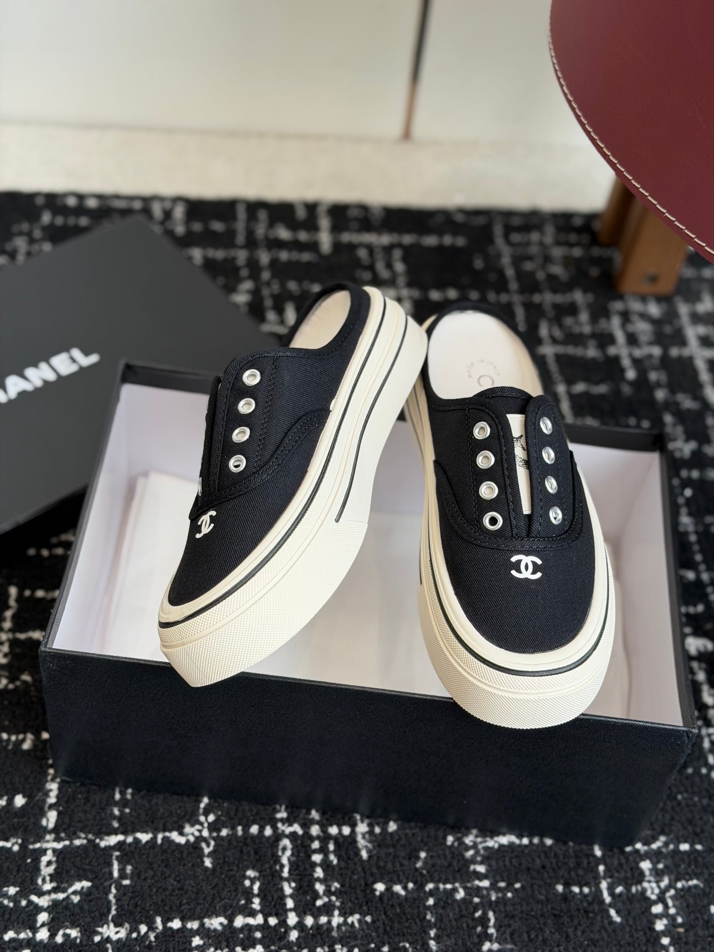 26SS NEUE Segeltuchschuhe in Biskuit