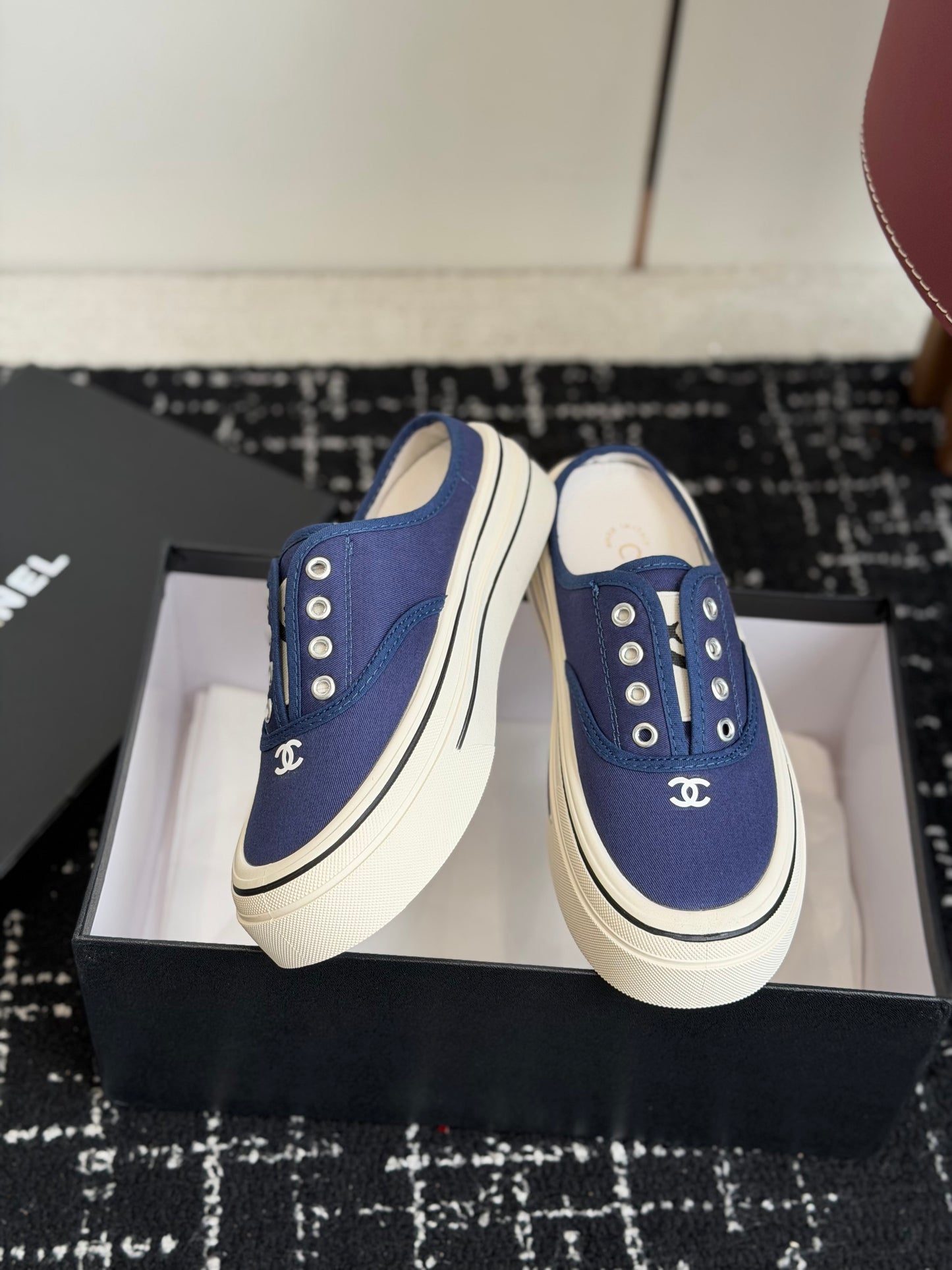 26SS NEUE Segeltuchschuhe in Biskuit