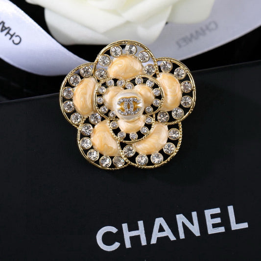 26SS Nuevo Broche de Camelia Colorida