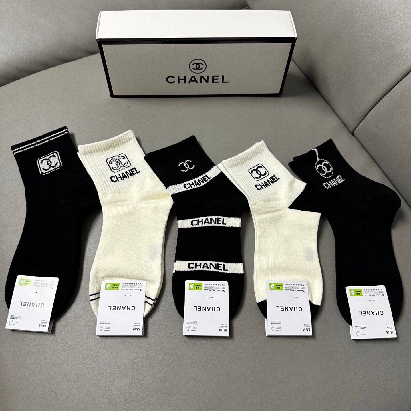 26SS NEW Double C women’s mid-calf socks（No single-item shipping）