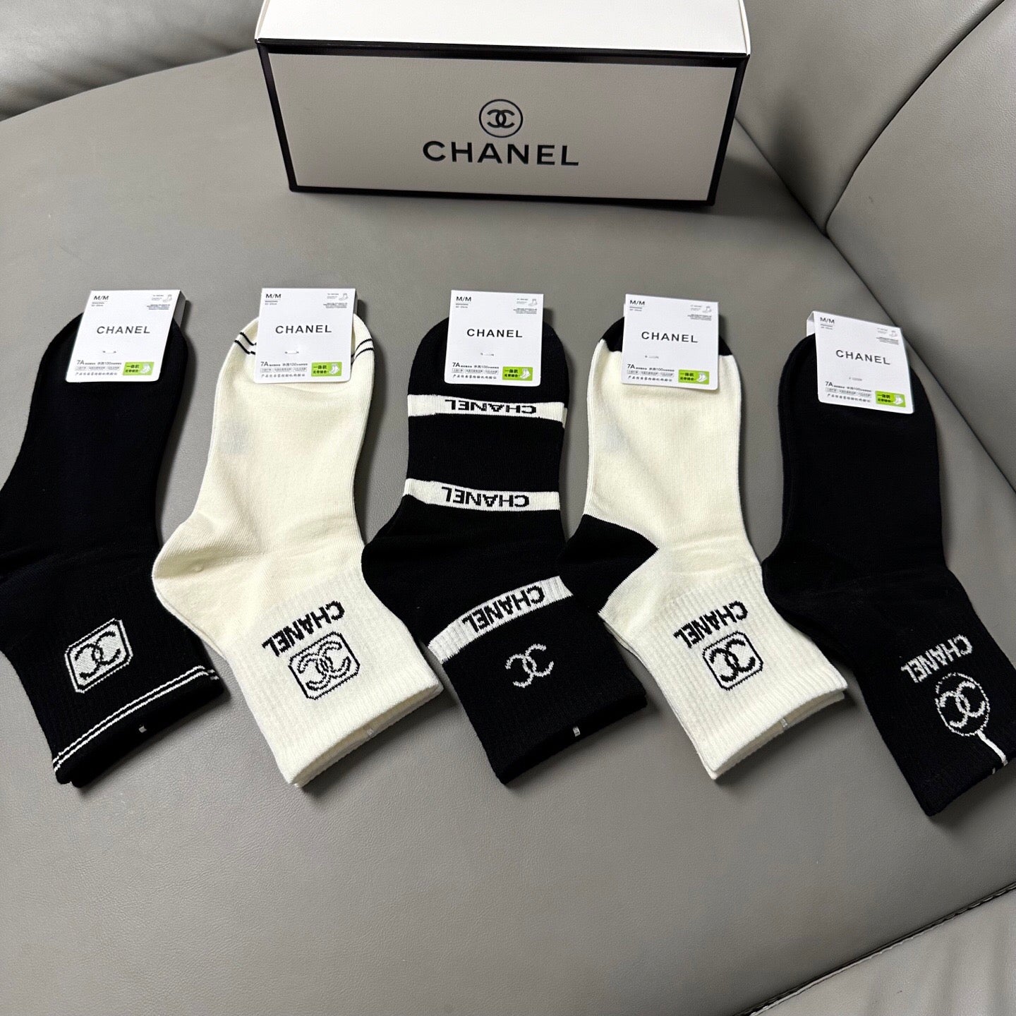 26SS NEW Double C women’s mid-calf socks（No single-item shipping）