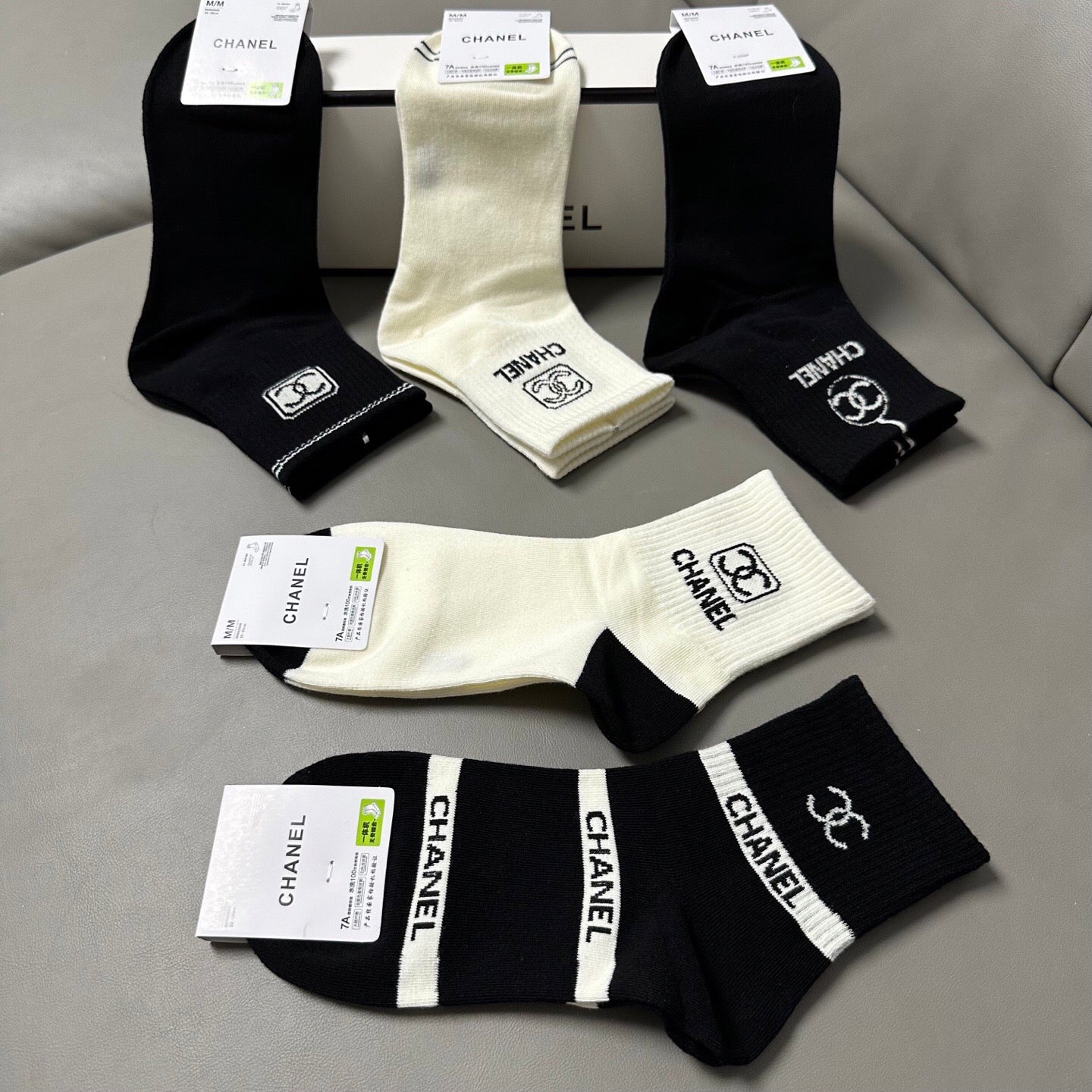26SS NEW Double C women’s mid-calf socks（No single-item shipping）