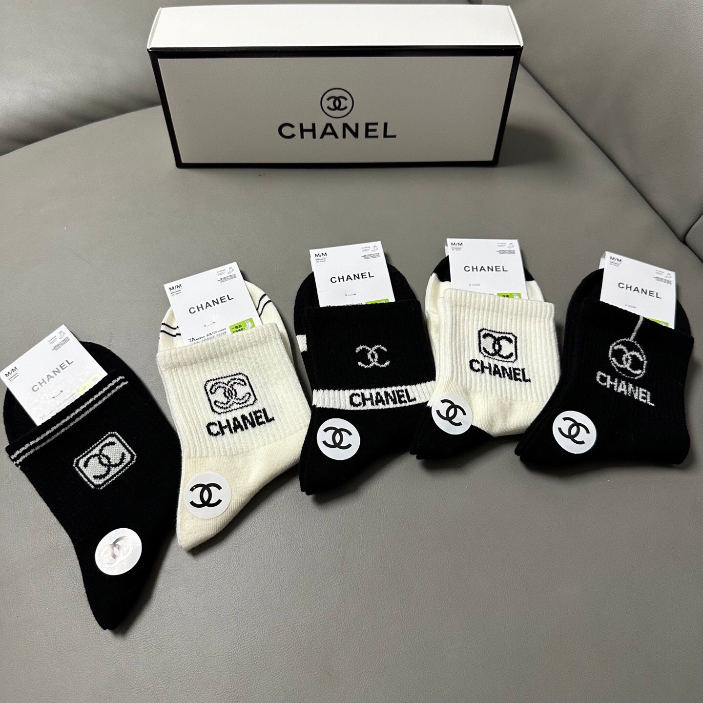 26SS NEW Double C women’s mid-calf socks（No single-item shipping）