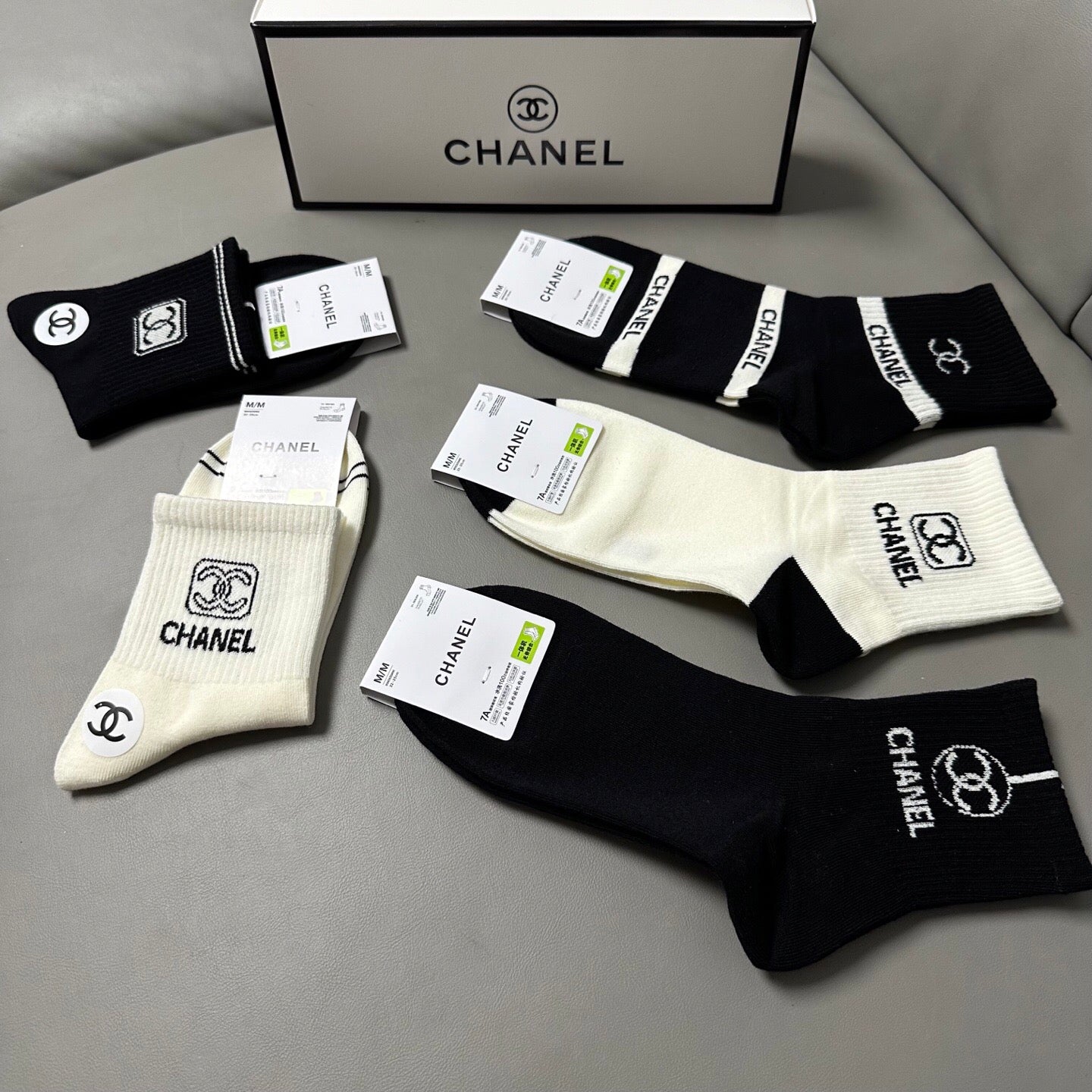 26SS NEW Double C women’s mid-calf socks（No single-item shipping）