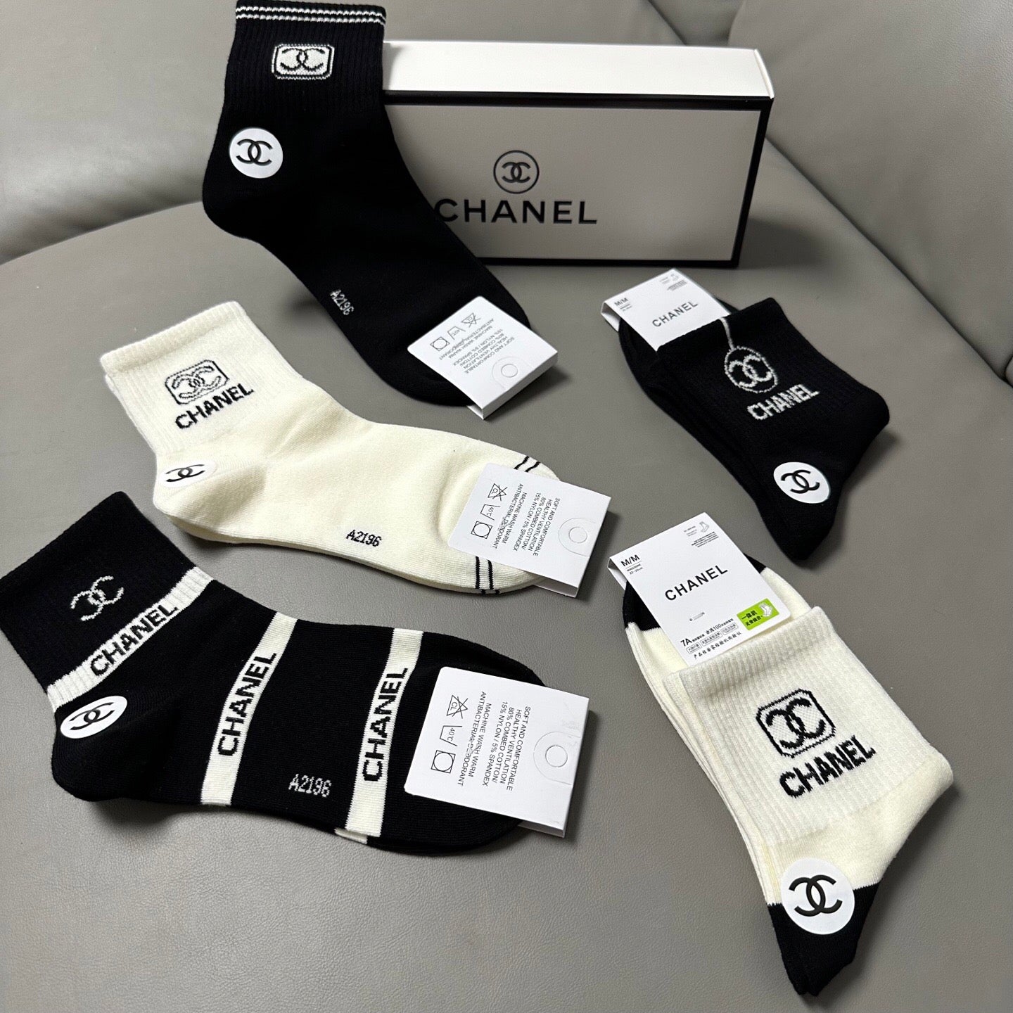 26SS NEW Double C women’s mid-calf socks（No single-item shipping）