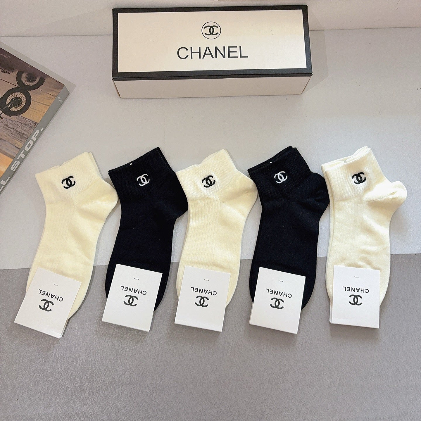 26SS NEW Double C women’s mid-calf socks（No single-item shipping）