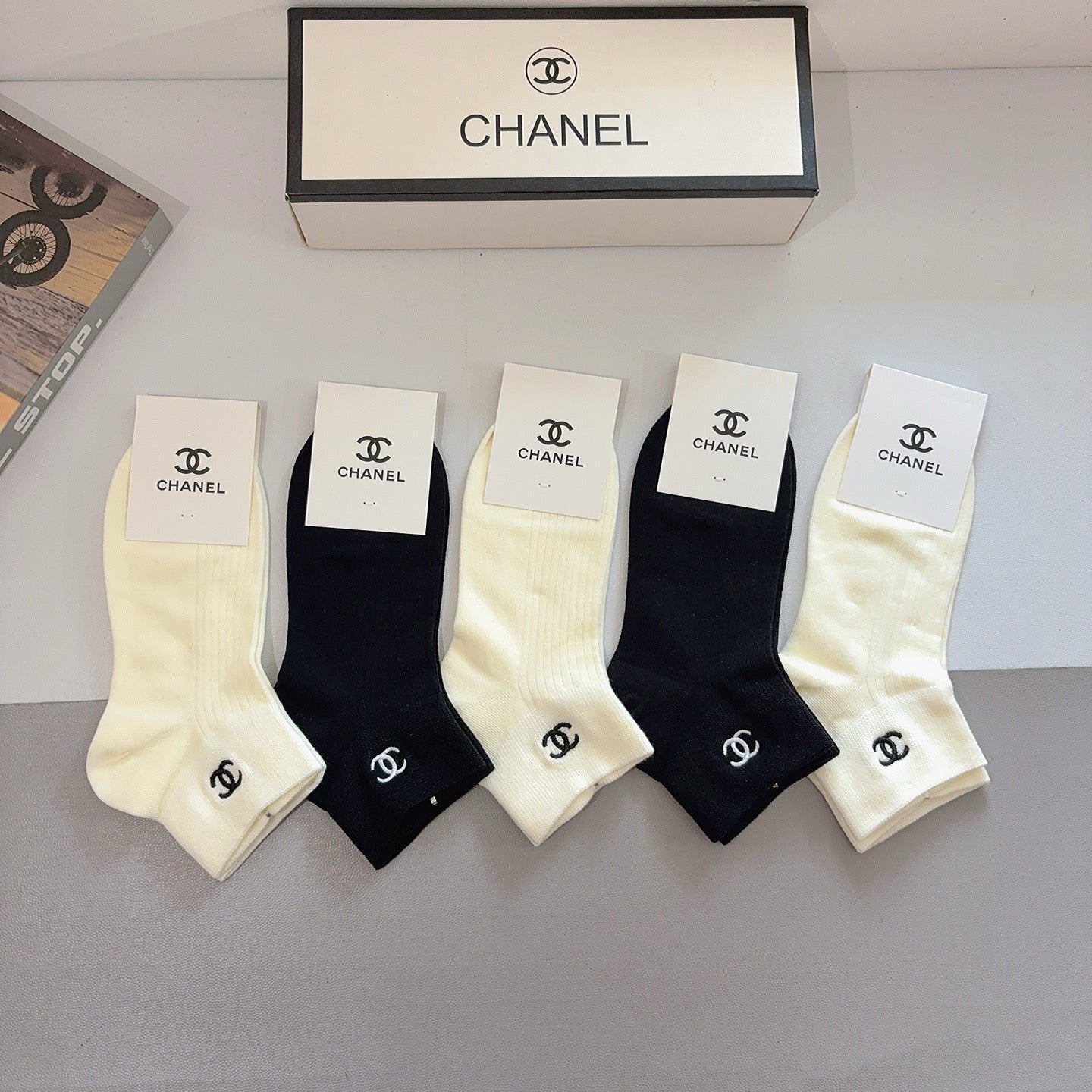 26SS NEW Double C women’s mid-calf socks（No single-item shipping）