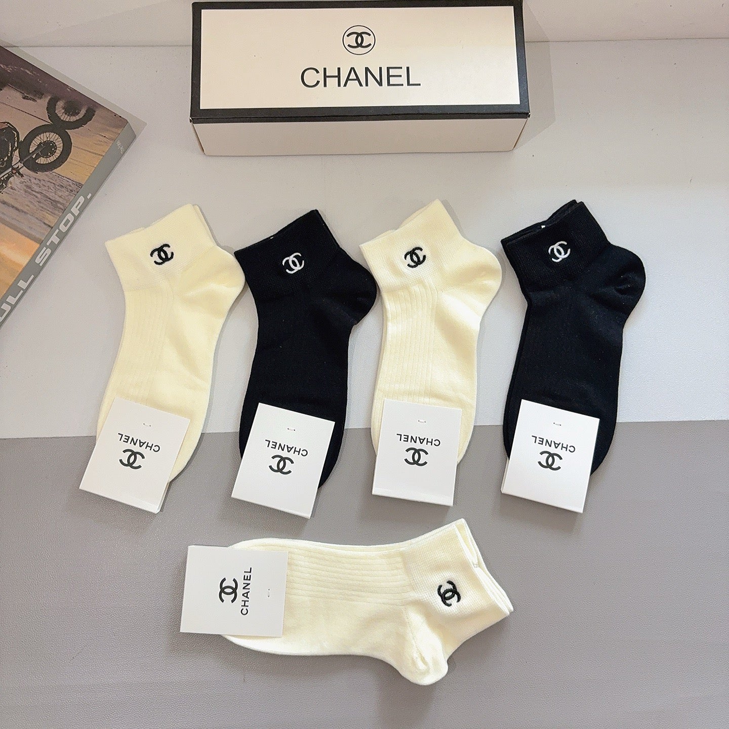 26SS NEW Double C women’s mid-calf socks（No single-item shipping）