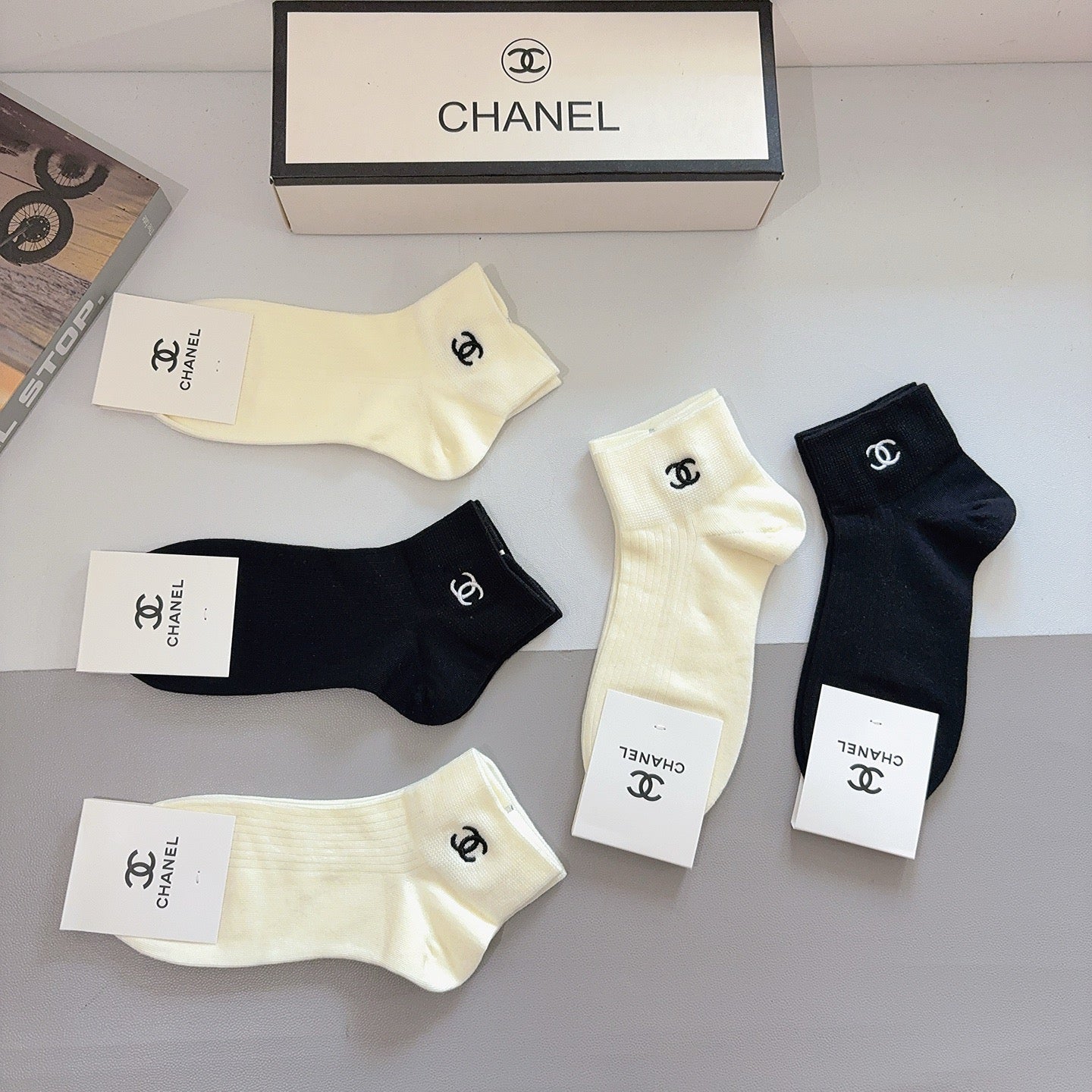 26SS NEW Double C women’s mid-calf socks（No single-item shipping）