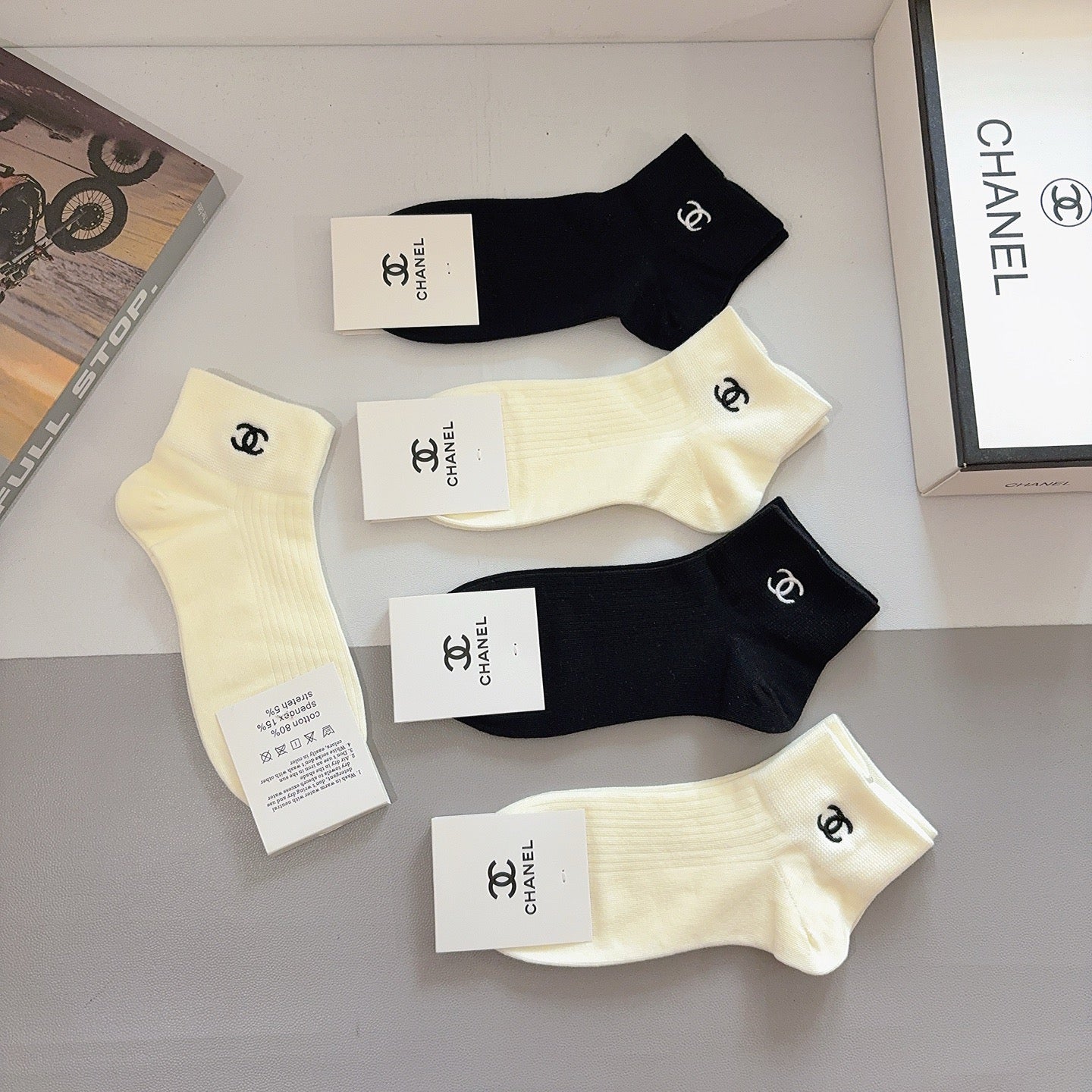 26SS NEW Double C women’s mid-calf socks（No single-item shipping）