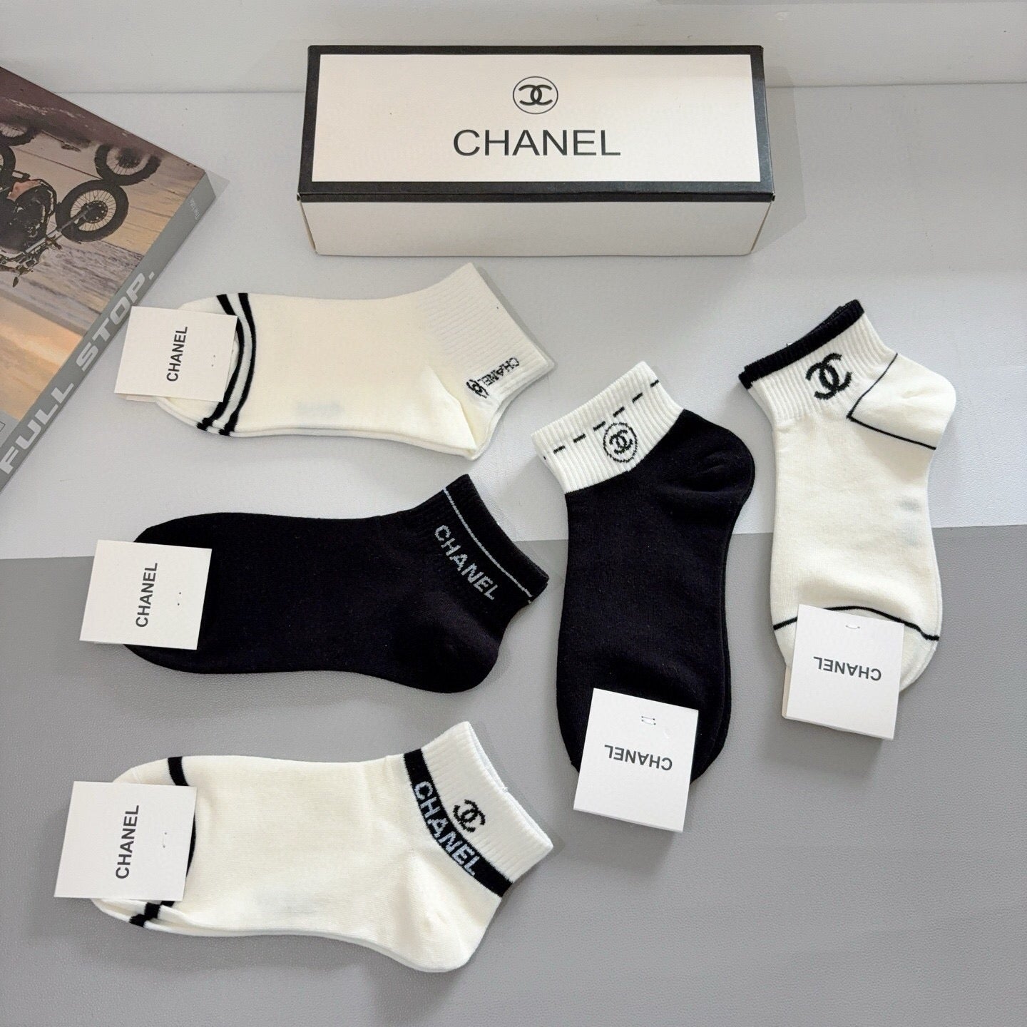 26SS NEW Double C women’s mid-calf socks（No single-item shipping）
