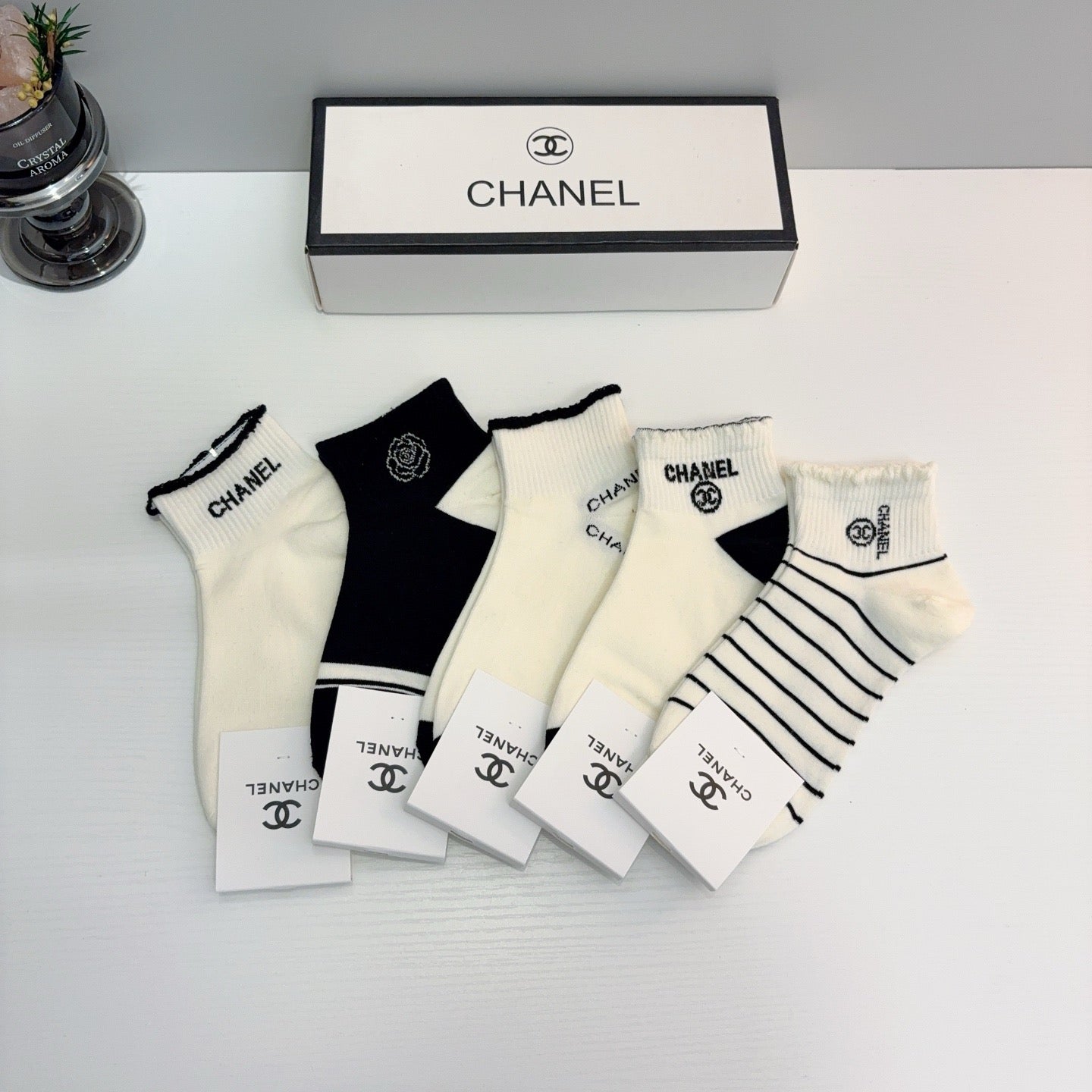 26SS NEW Double C women’s mid-calf socks（No single-item shipping）