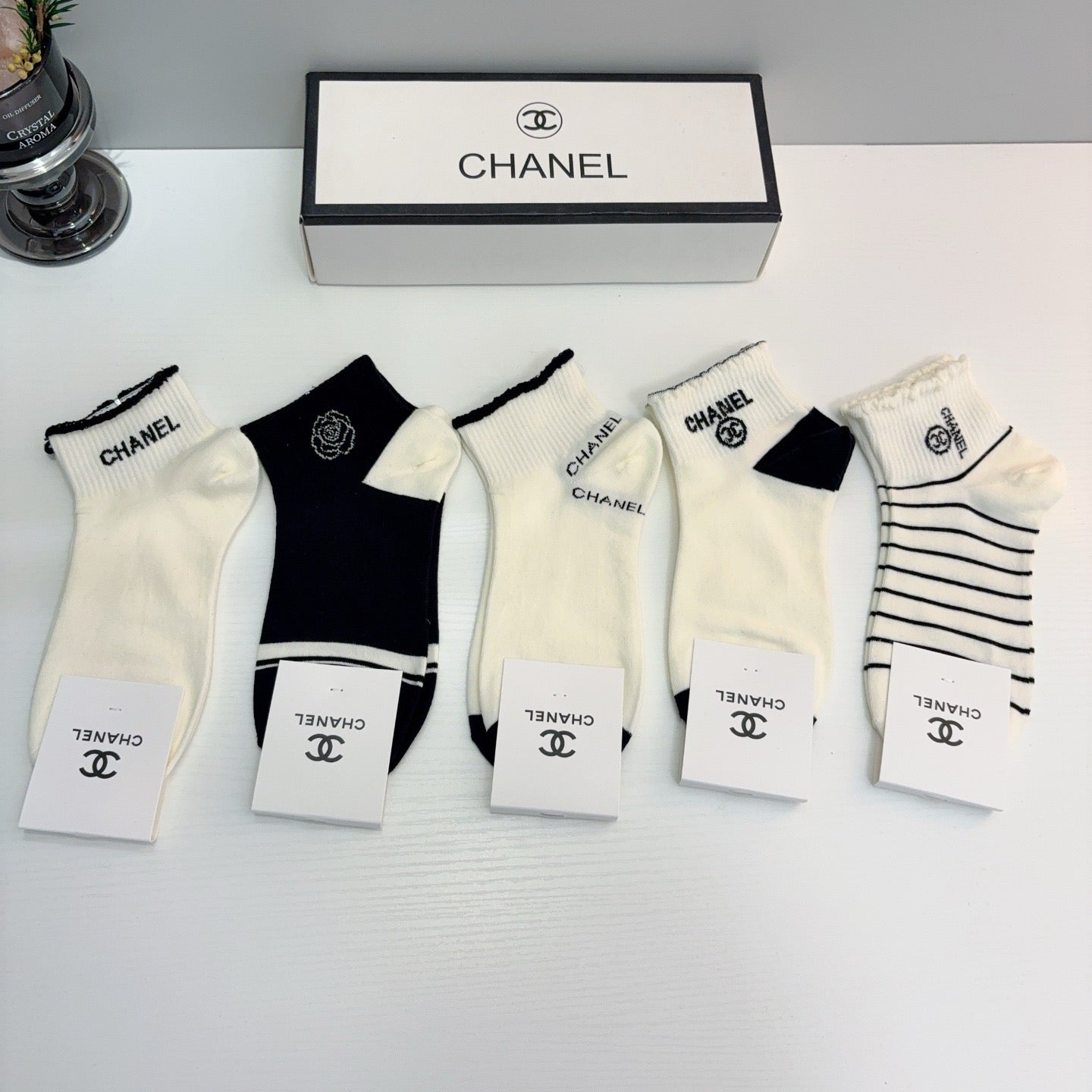 26SS NEW Double C women’s mid-calf socks（No single-item shipping）