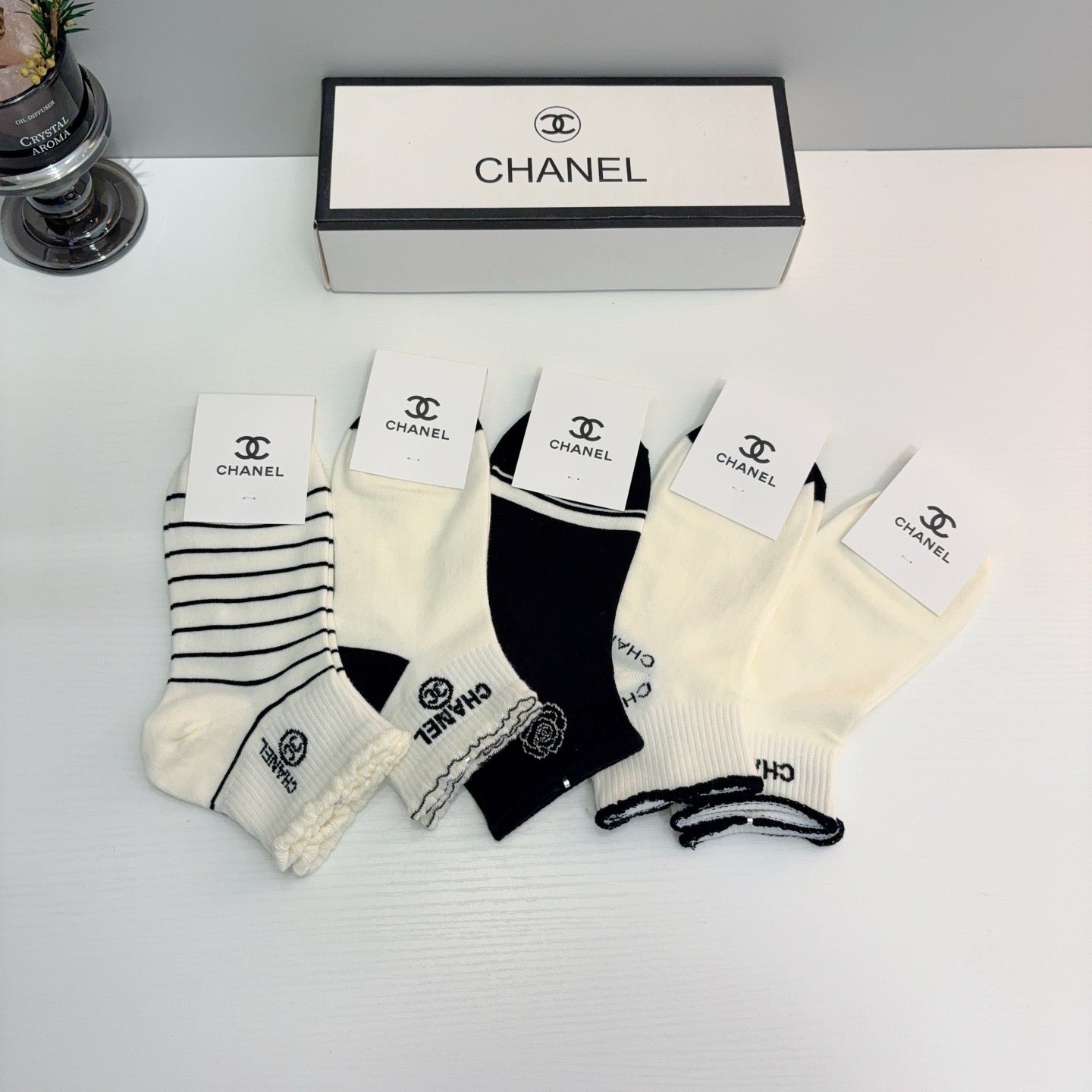 26SS NEW Double C women’s mid-calf socks（No single-item shipping）