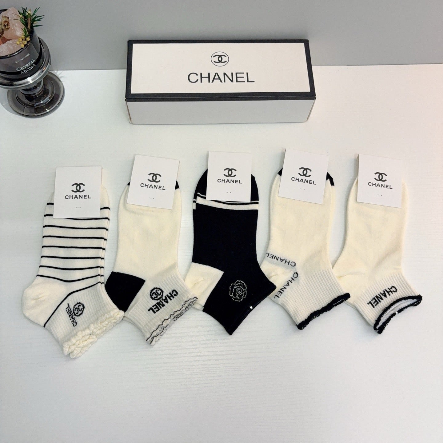 26SS NEW Double C women’s mid-calf socks（No single-item shipping）