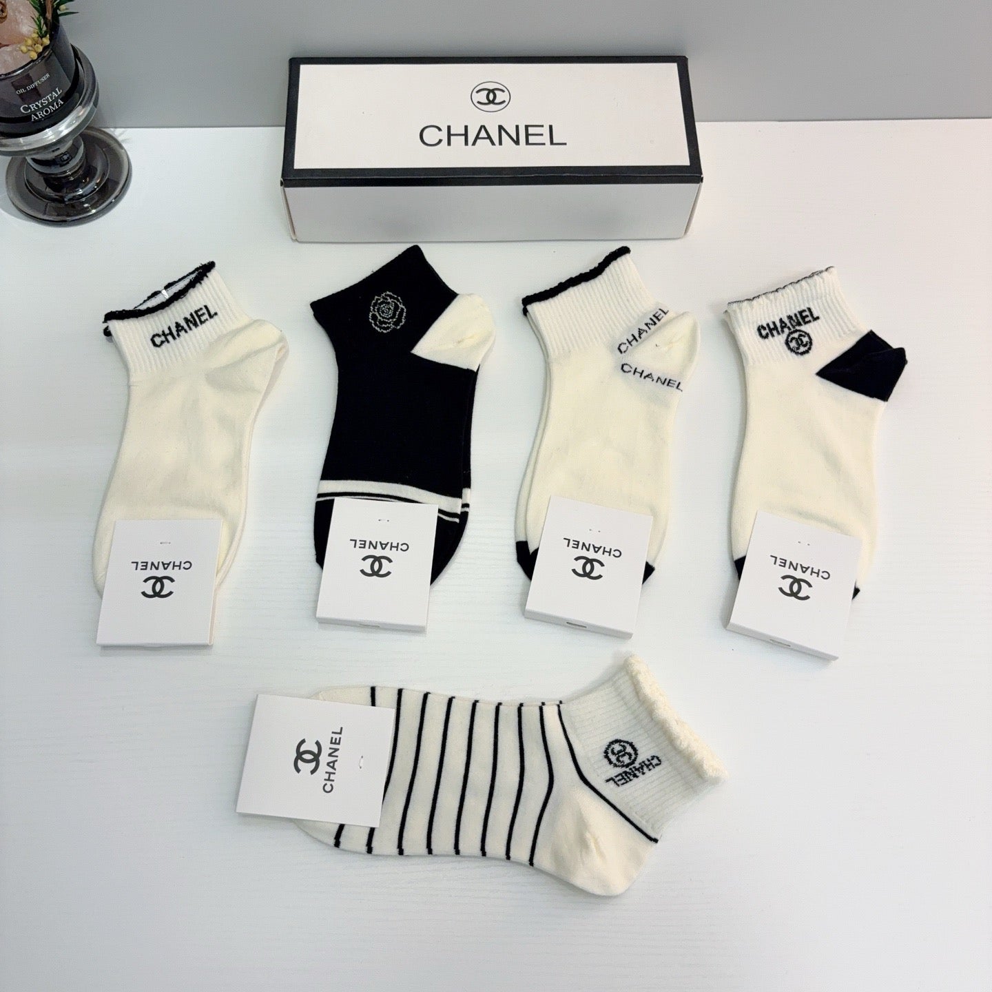 26SS NEW Double C women’s mid-calf socks（No single-item shipping）