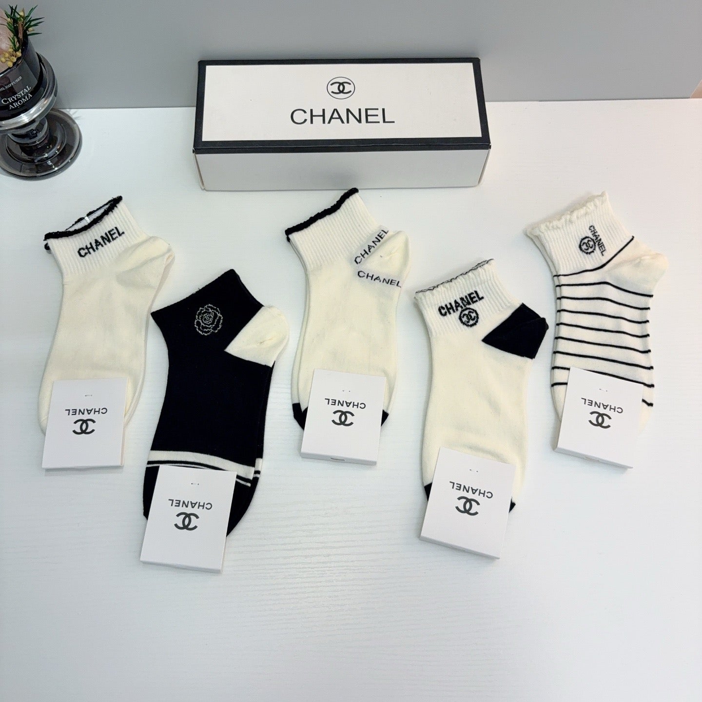 26SS NEW Double C women’s mid-calf socks（No single-item shipping）
