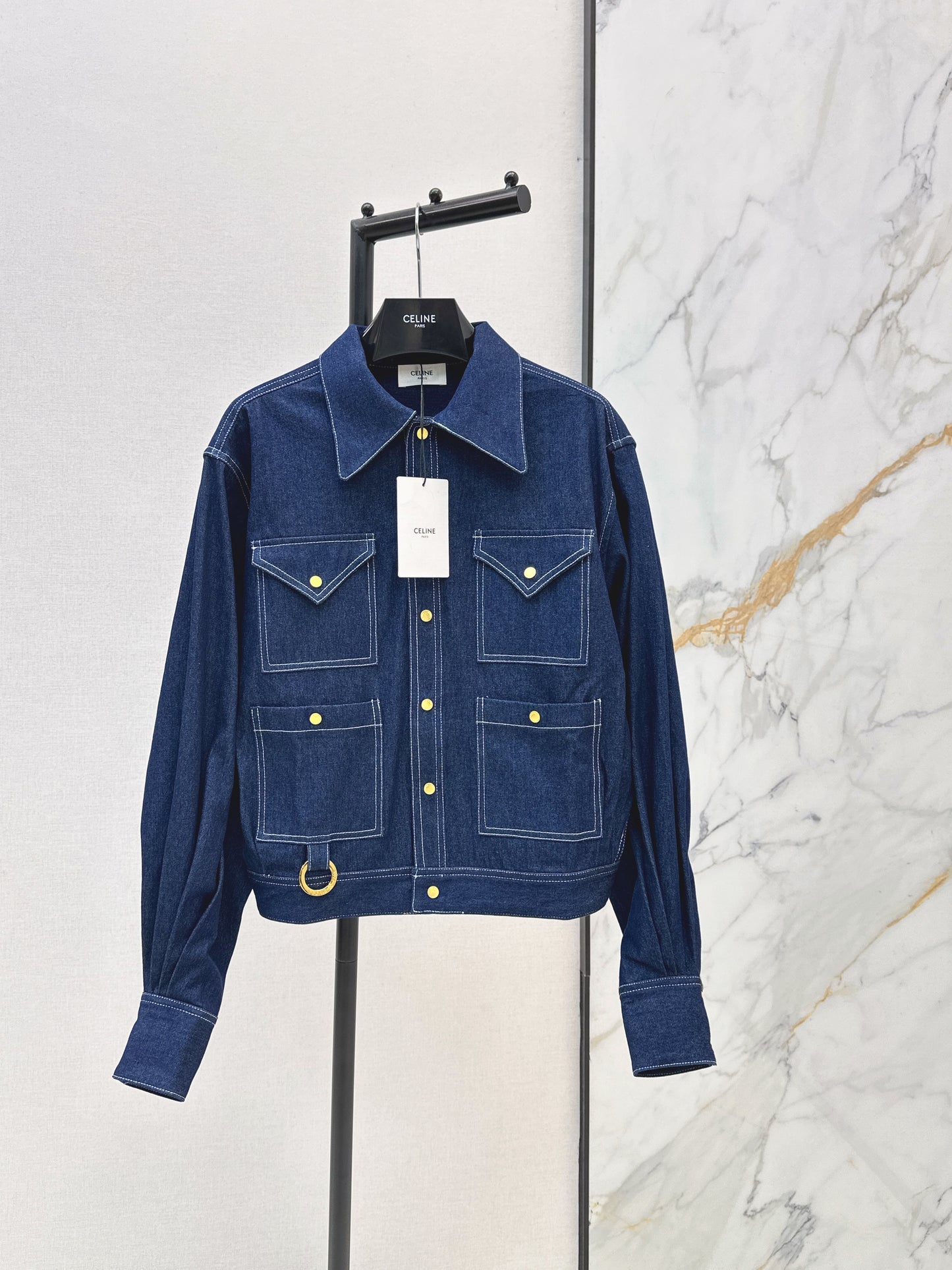 🔥Highest Quality🔥26SS NEW Denim jacket with triangle pockets