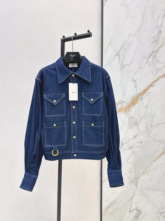 🔥Highest Quality🔥26SS NEW Denim jacket with triangle pockets