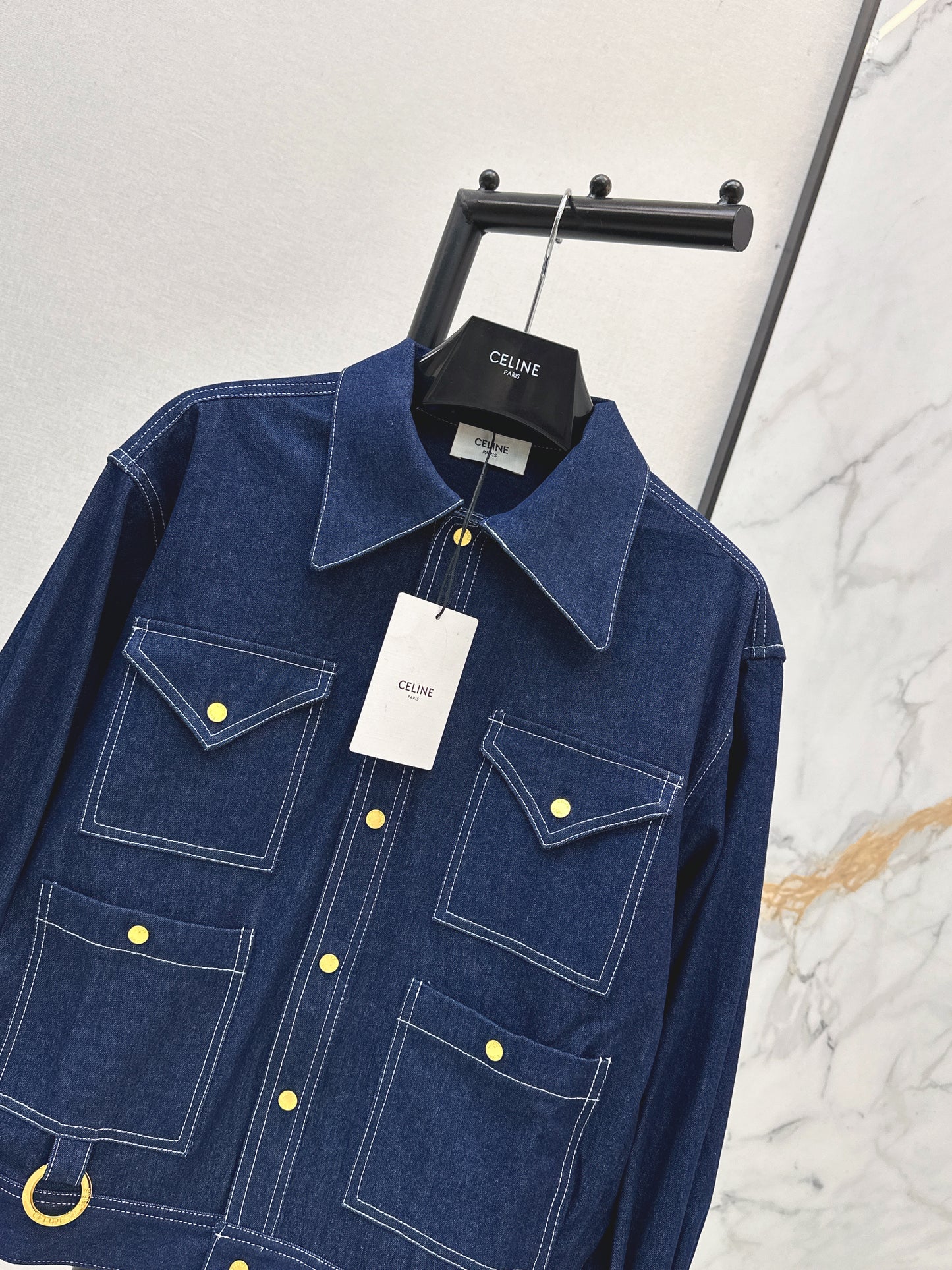 🔥Highest Quality🔥26SS NEW Denim jacket with triangle pockets