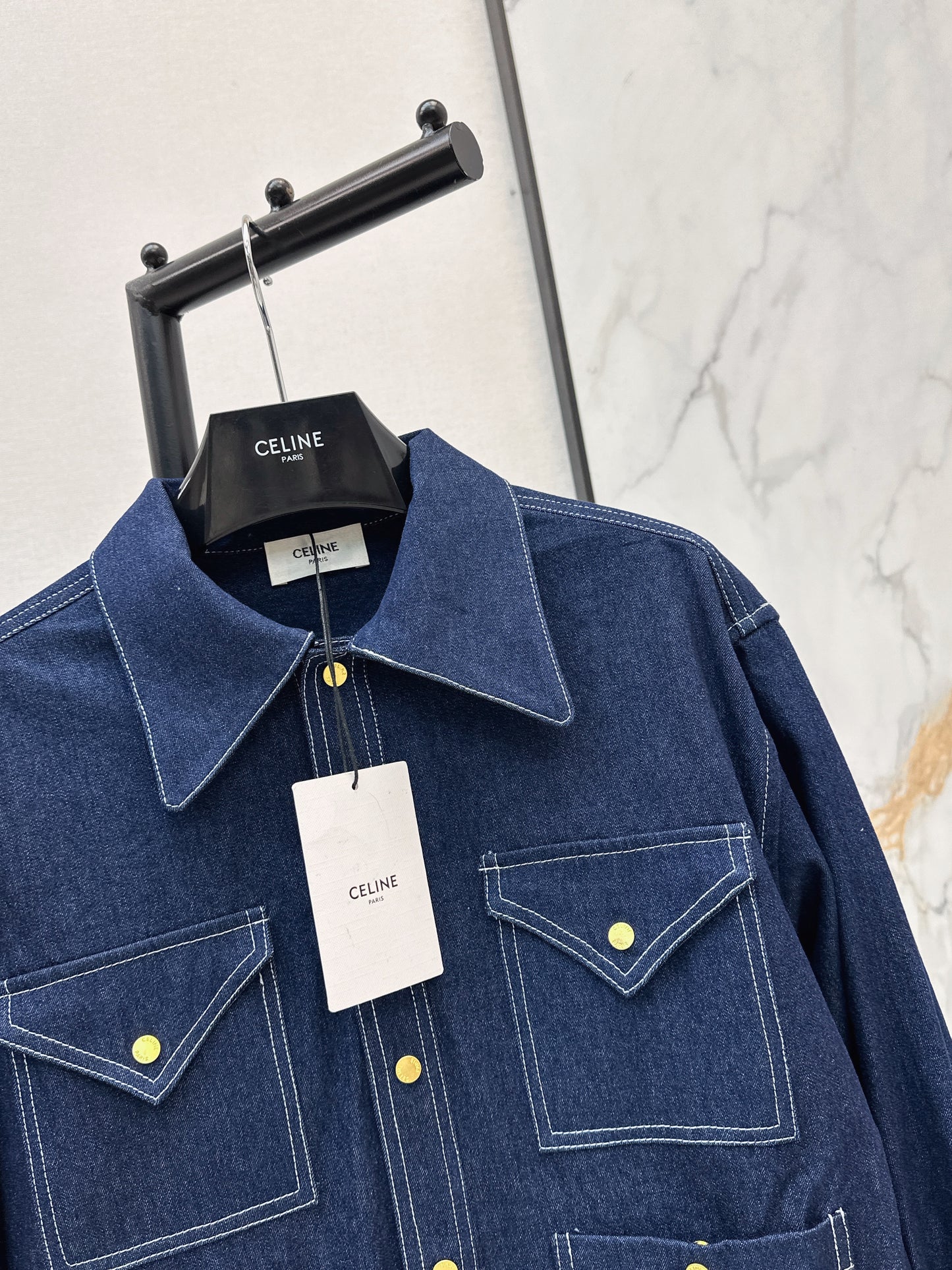 🔥Highest Quality🔥26SS NEW Denim jacket with triangle pockets