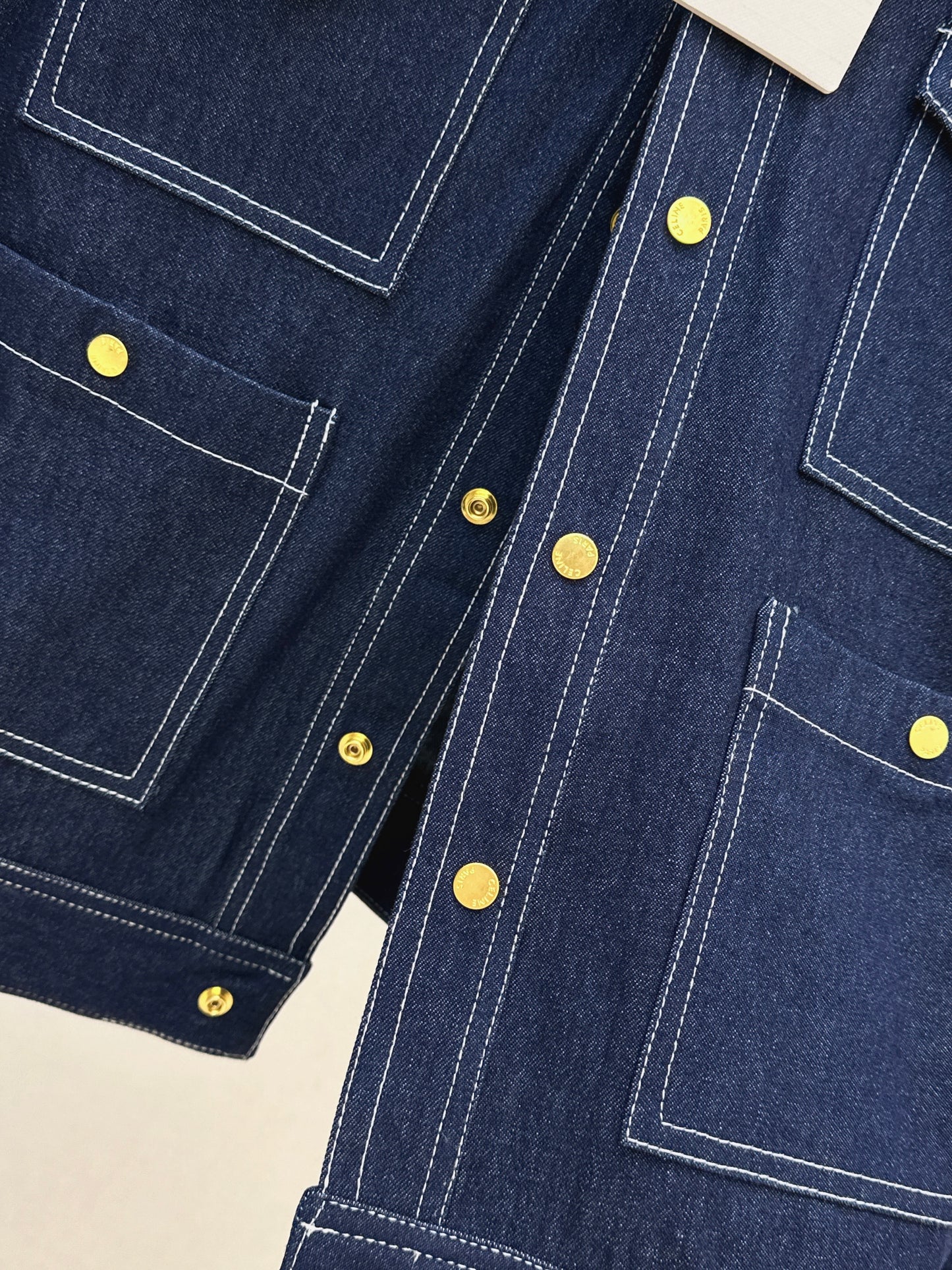 🔥Highest Quality🔥26SS NEW Denim jacket with triangle pockets