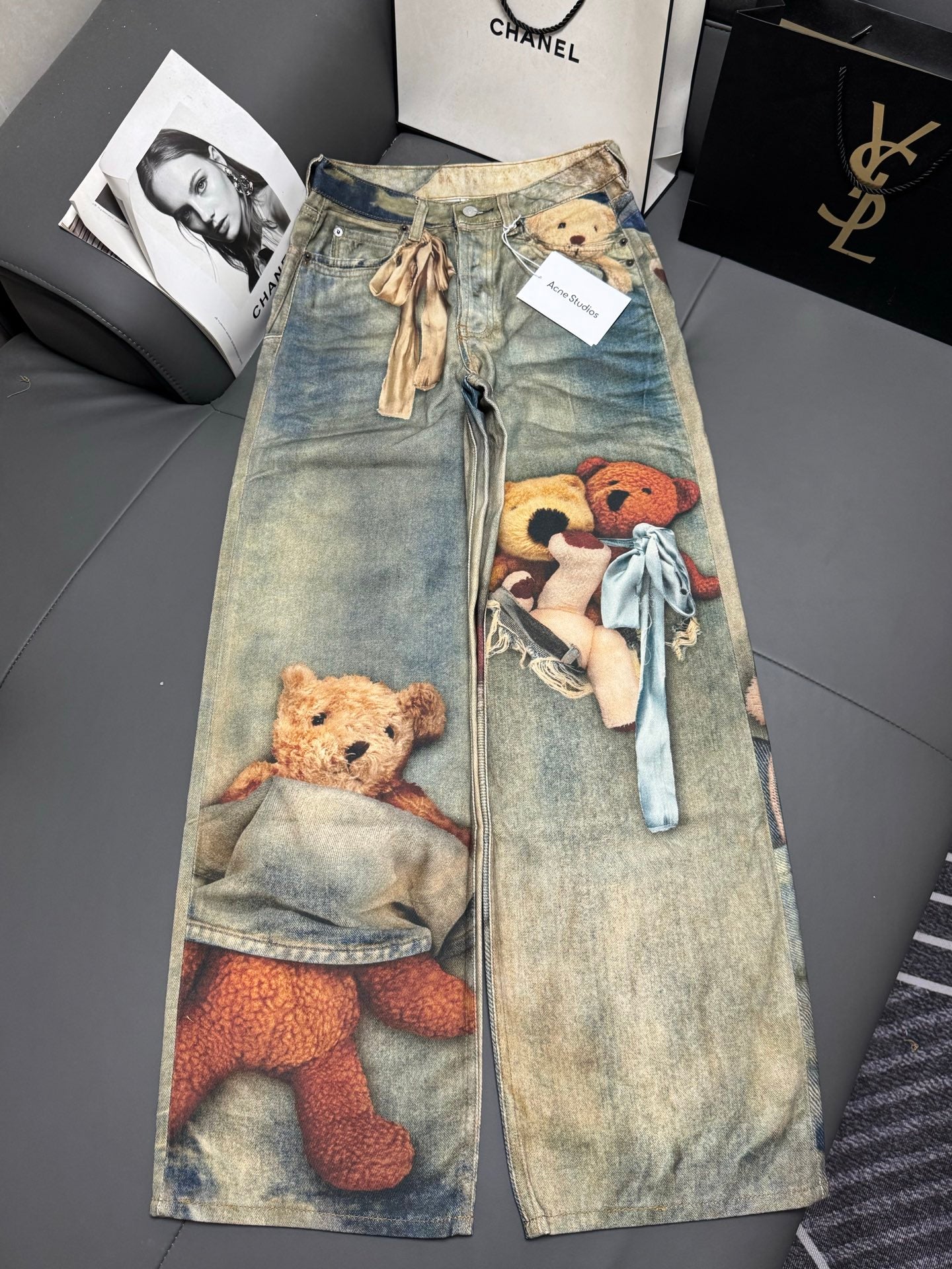 🔥HEISS🔥26SS NEUE 3D Teddybär Jeans