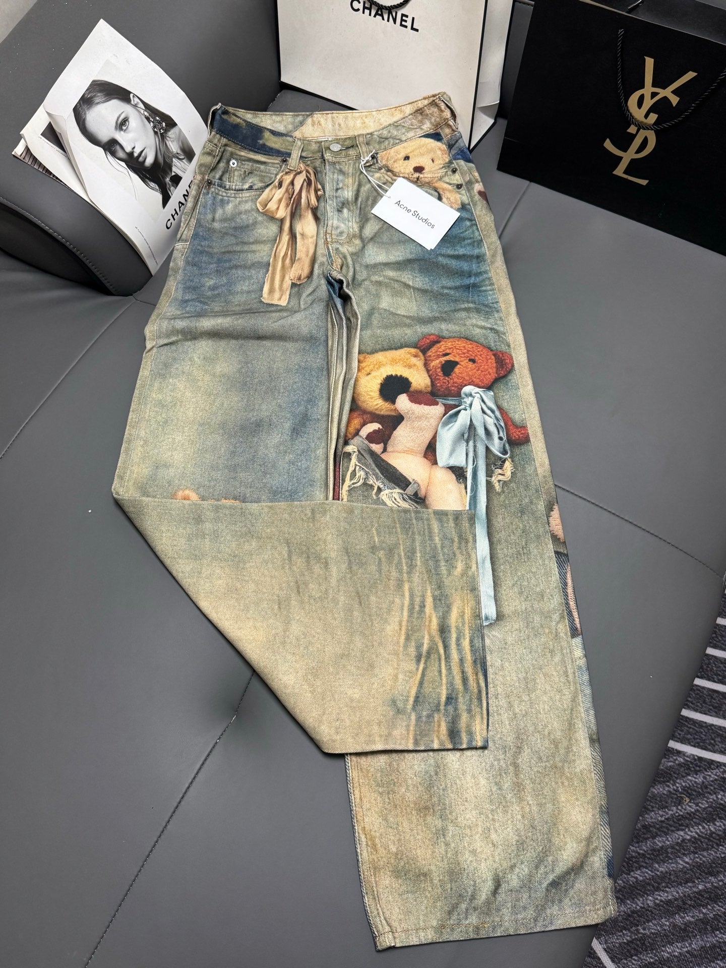 🔥HEISS🔥26SS NEUE 3D Teddybär Jeans
