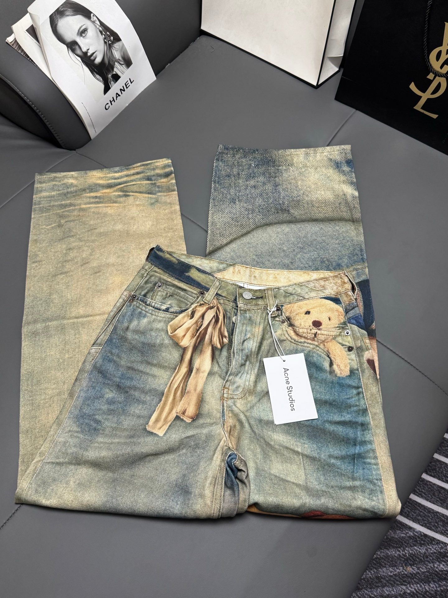 🔥HEISS🔥26SS NEUE 3D Teddybär Jeans