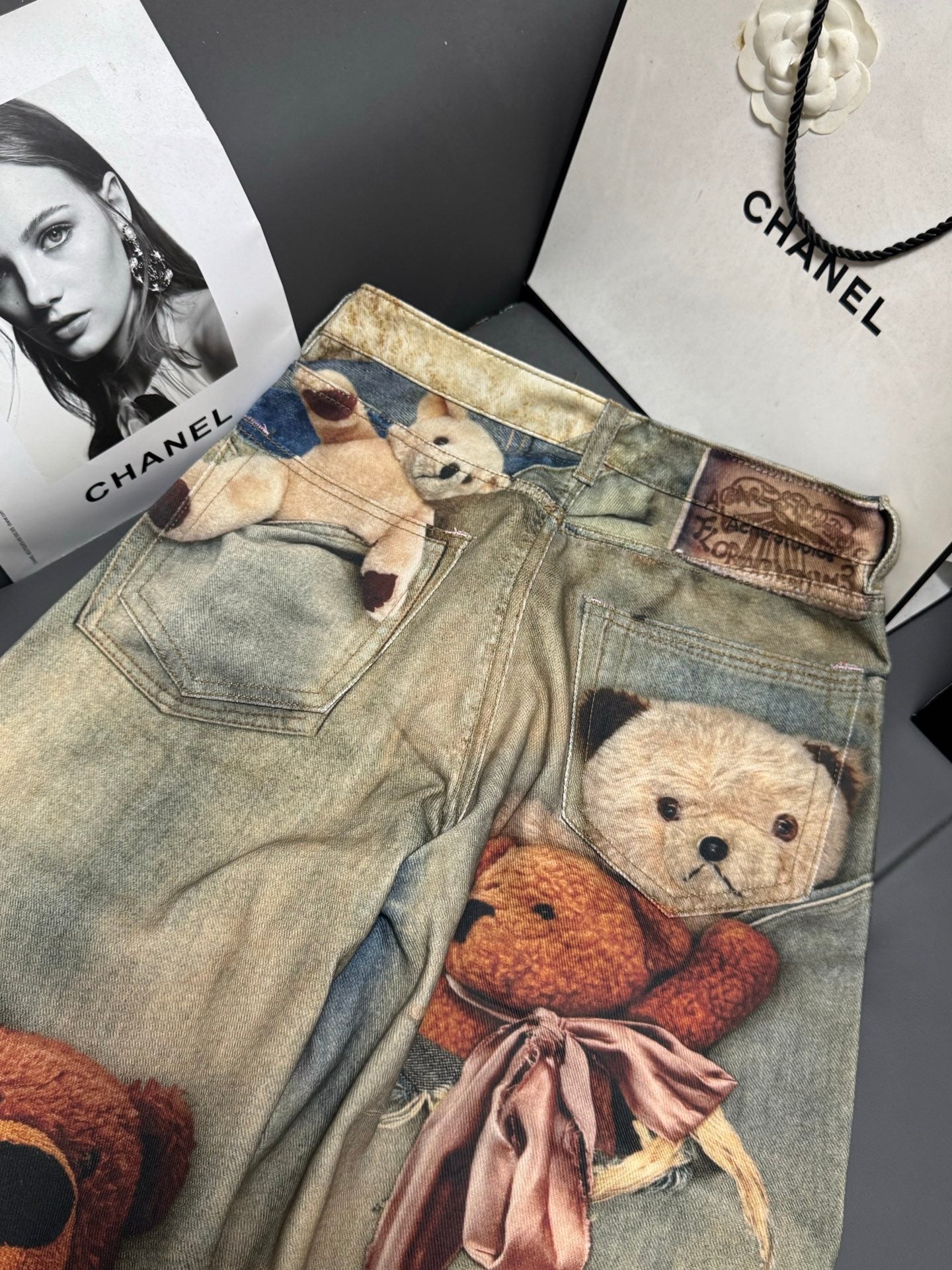 🔥HEISS🔥26SS NEUE 3D Teddybär Jeans