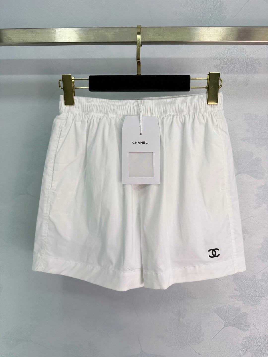 🔥HOT🔥26SS NEW Double C logo embroidered shorts