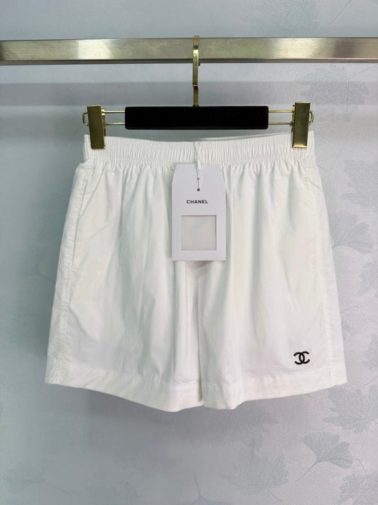🔥HOT🔥26SS NEW Double C logo embroidered shorts