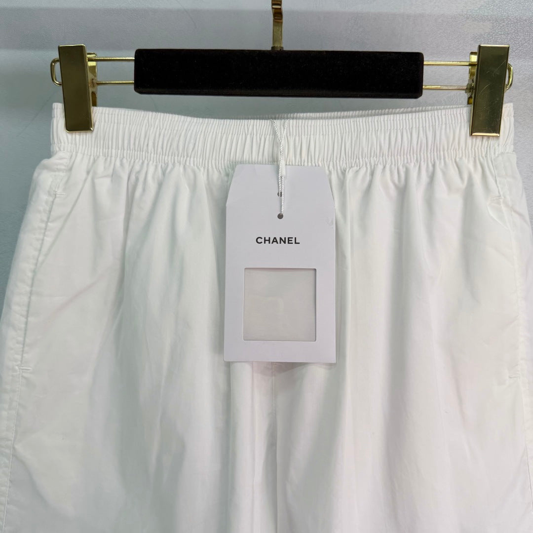 🔥HOT🔥26SS NEW Double C logo embroidered shorts