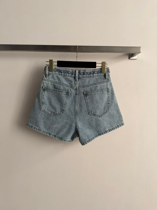 🔥HOT🔥26SS NEW Retro high waist denim shorts