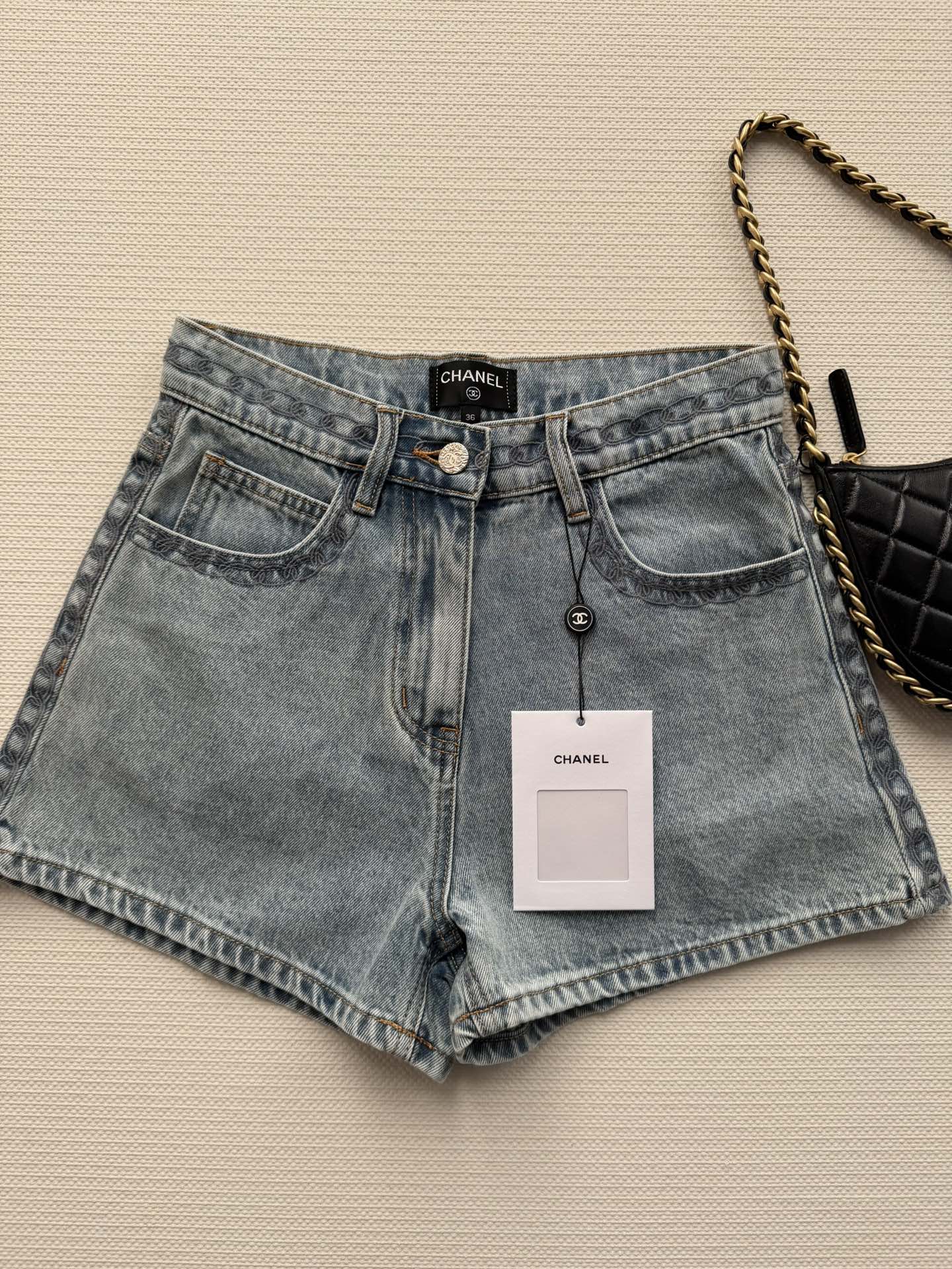 🔥HOT🔥26SS NEW Retro high waist denim shorts