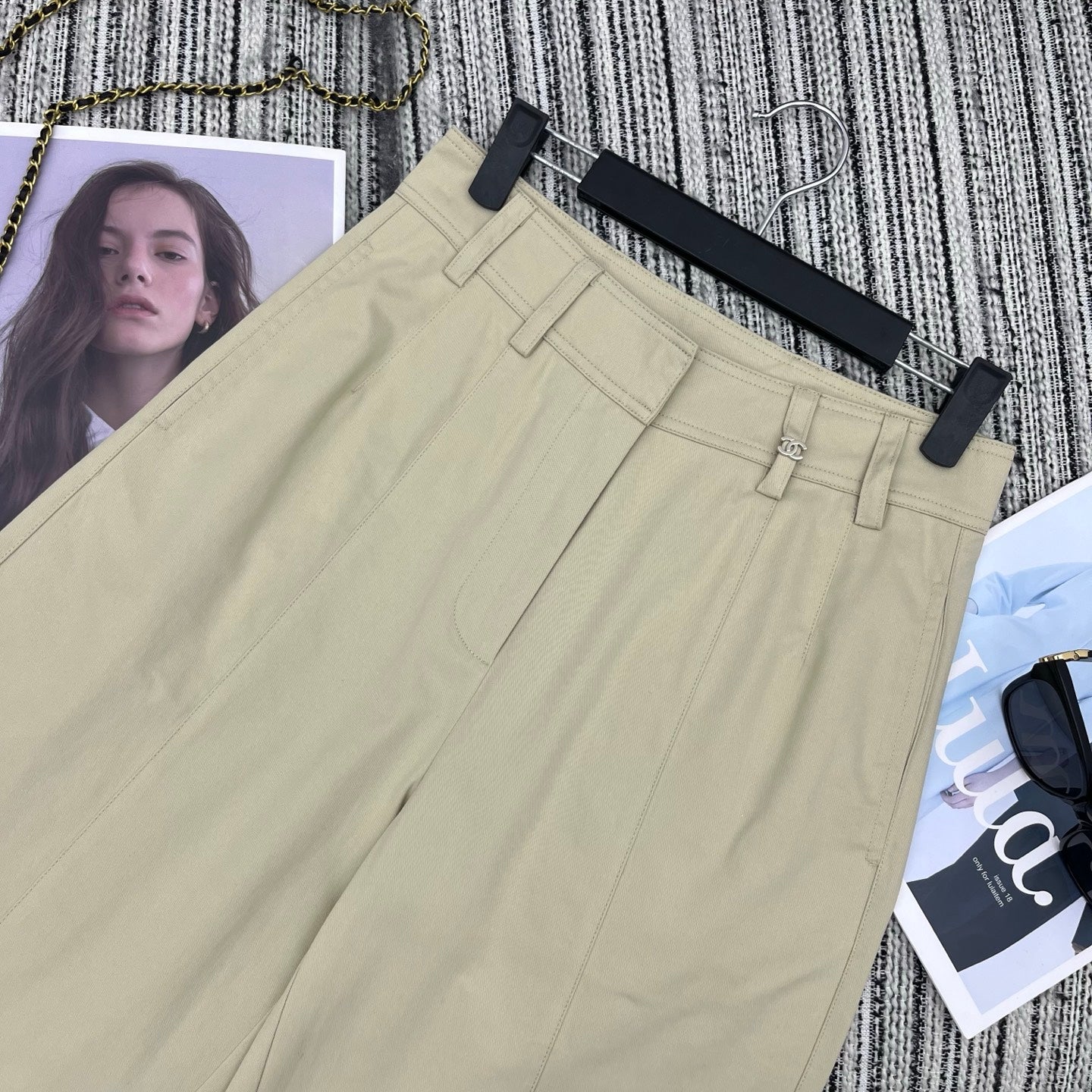 26SS NEW straight wide leg pants