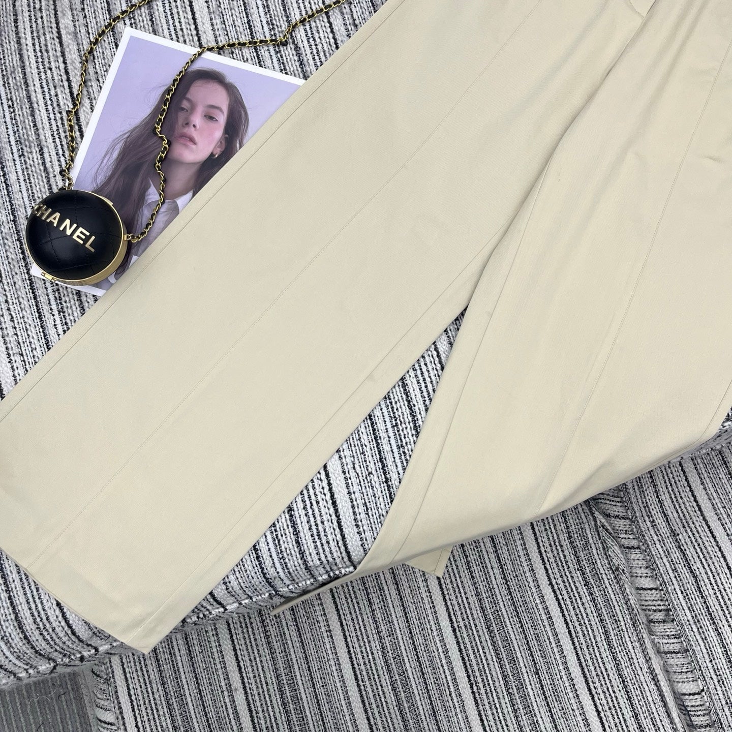 26SS NEW straight wide leg pants