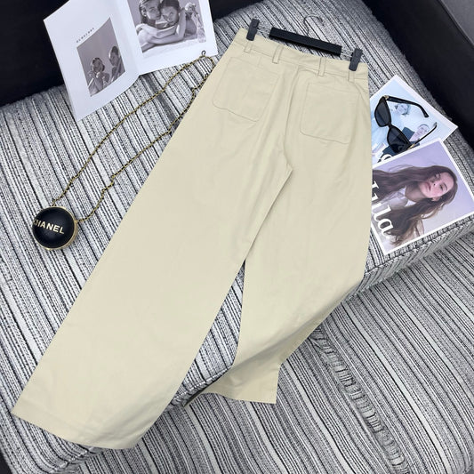 26SS NEW straight wide leg pants