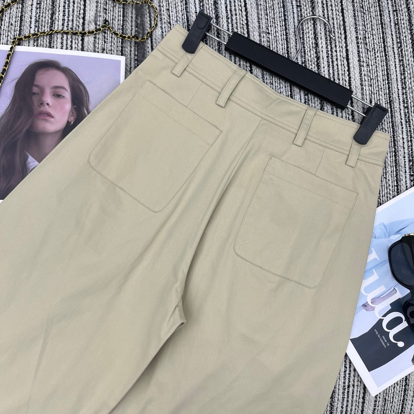26SS NEW straight wide leg pants