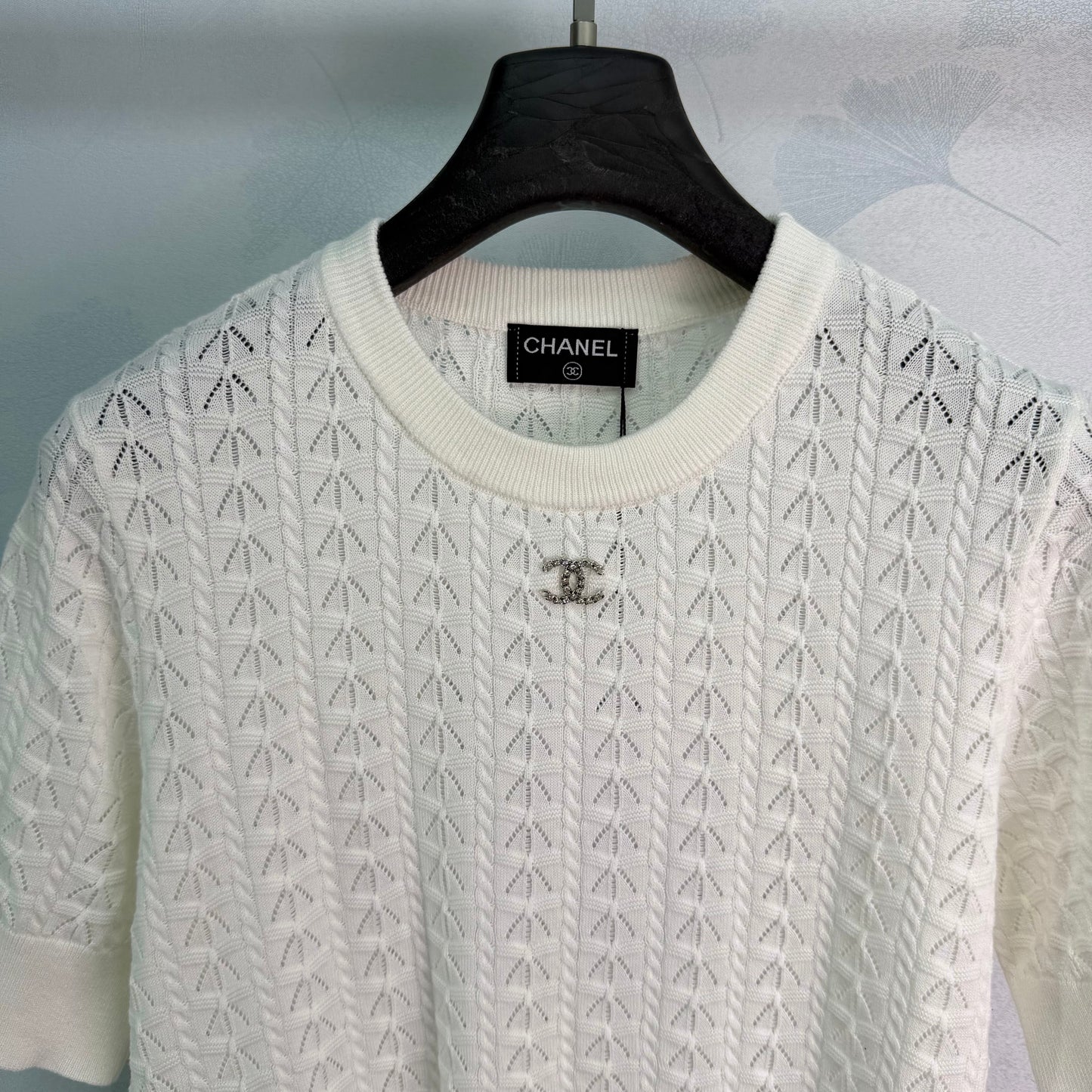 26SS NEW Hollow knitted short sleeves