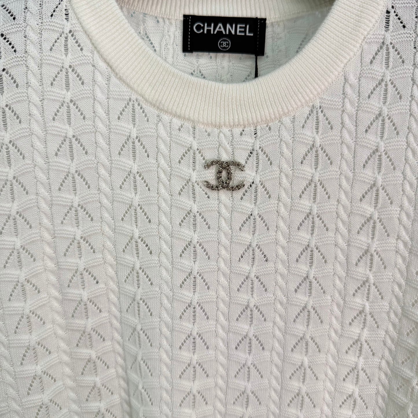 26SS NEW Hollow knitted short sleeves
