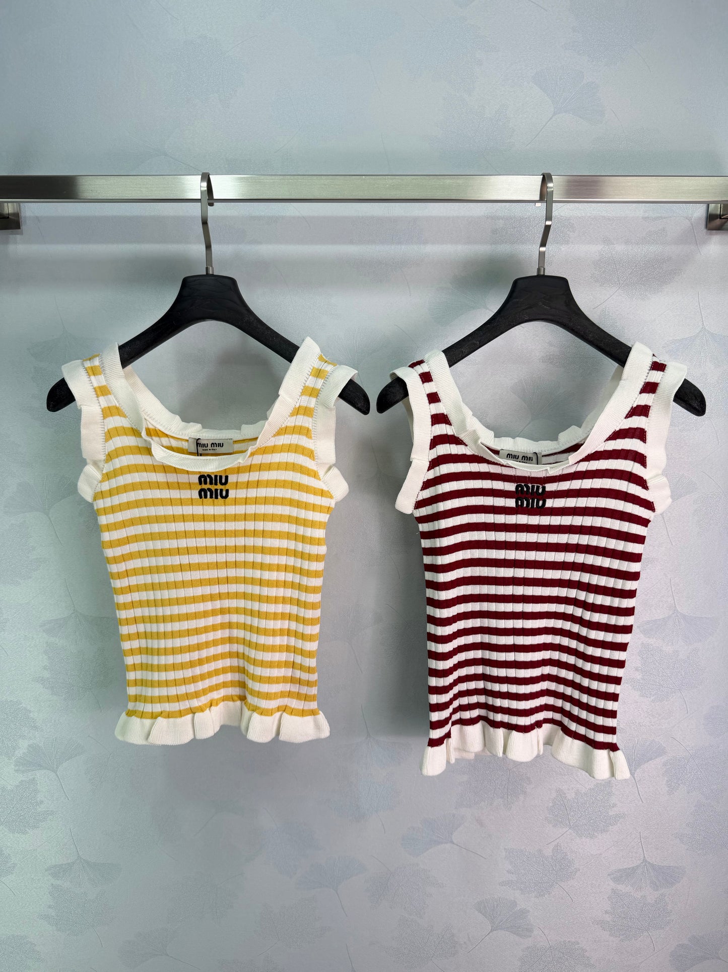 26SS NEW Striped knitted vest