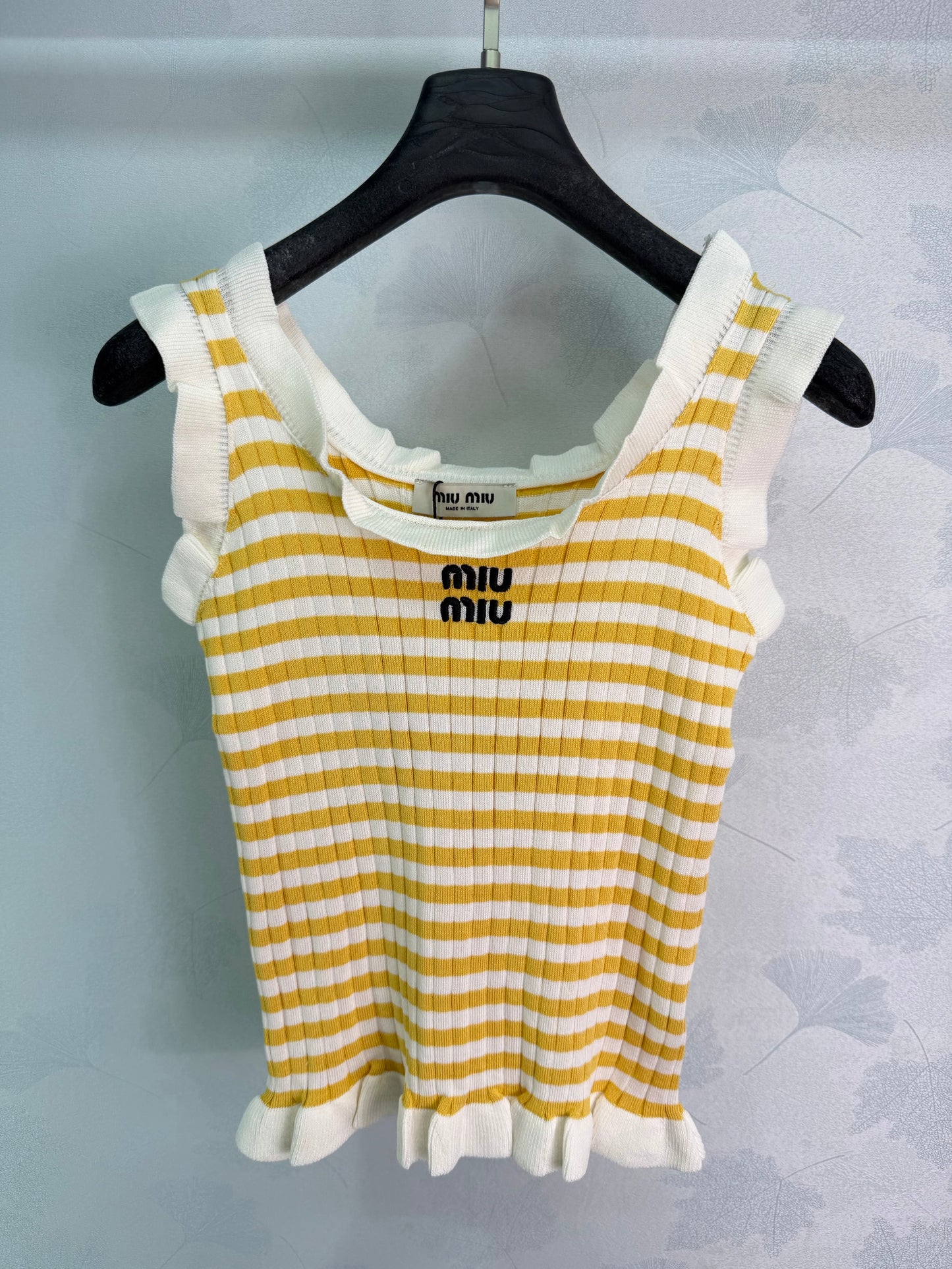 26SS NEW Striped knitted vest