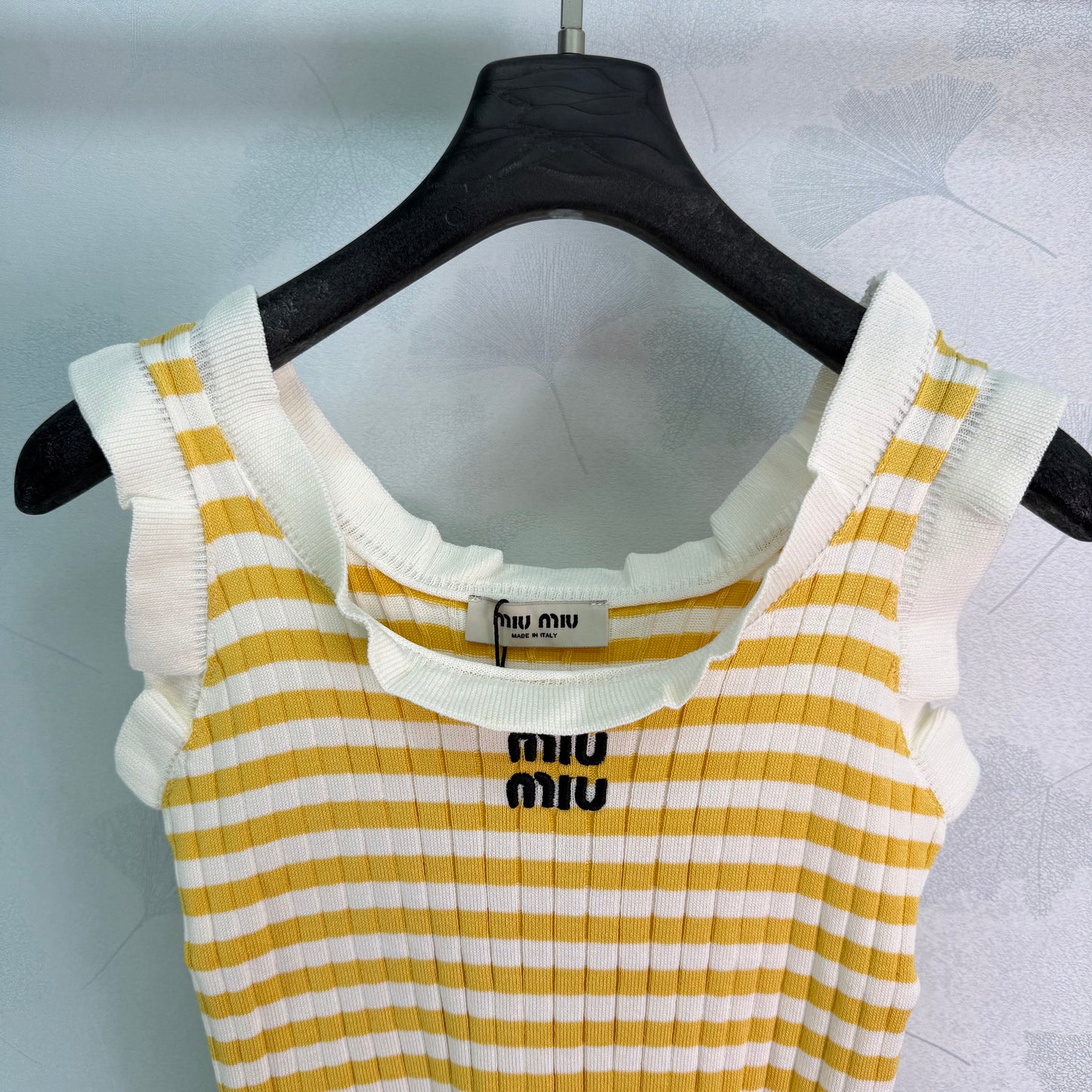 26SS NEW Striped knitted vest