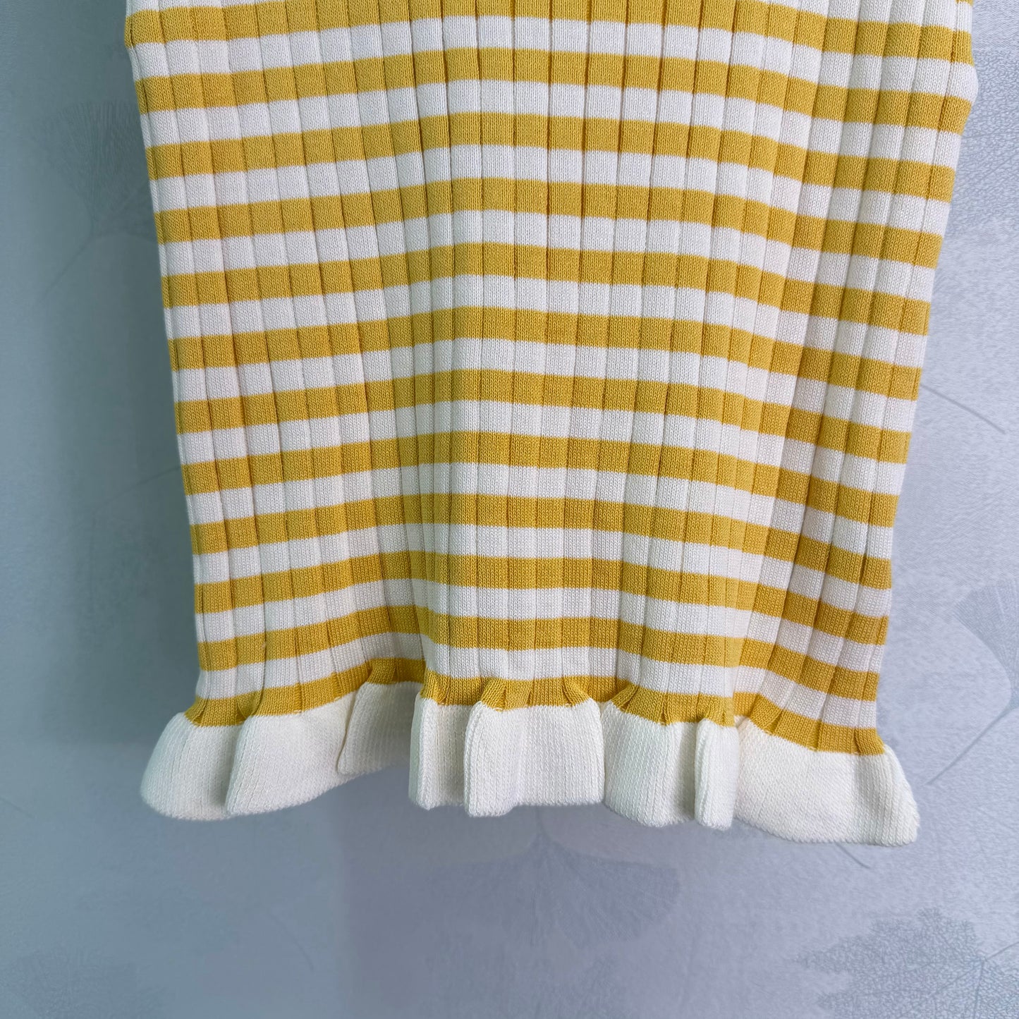 26SS NEW Striped knitted vest