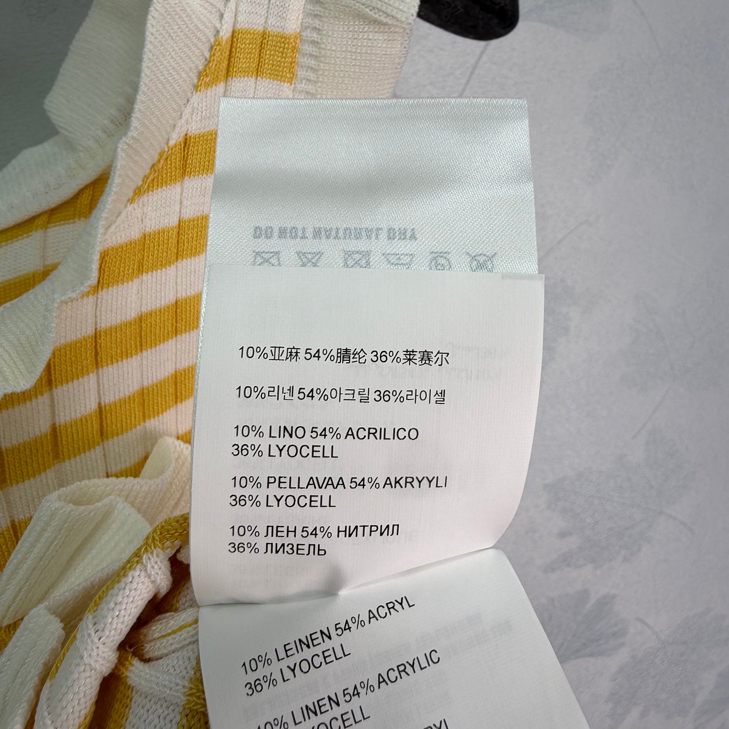 26SS NEW Striped knitted vest