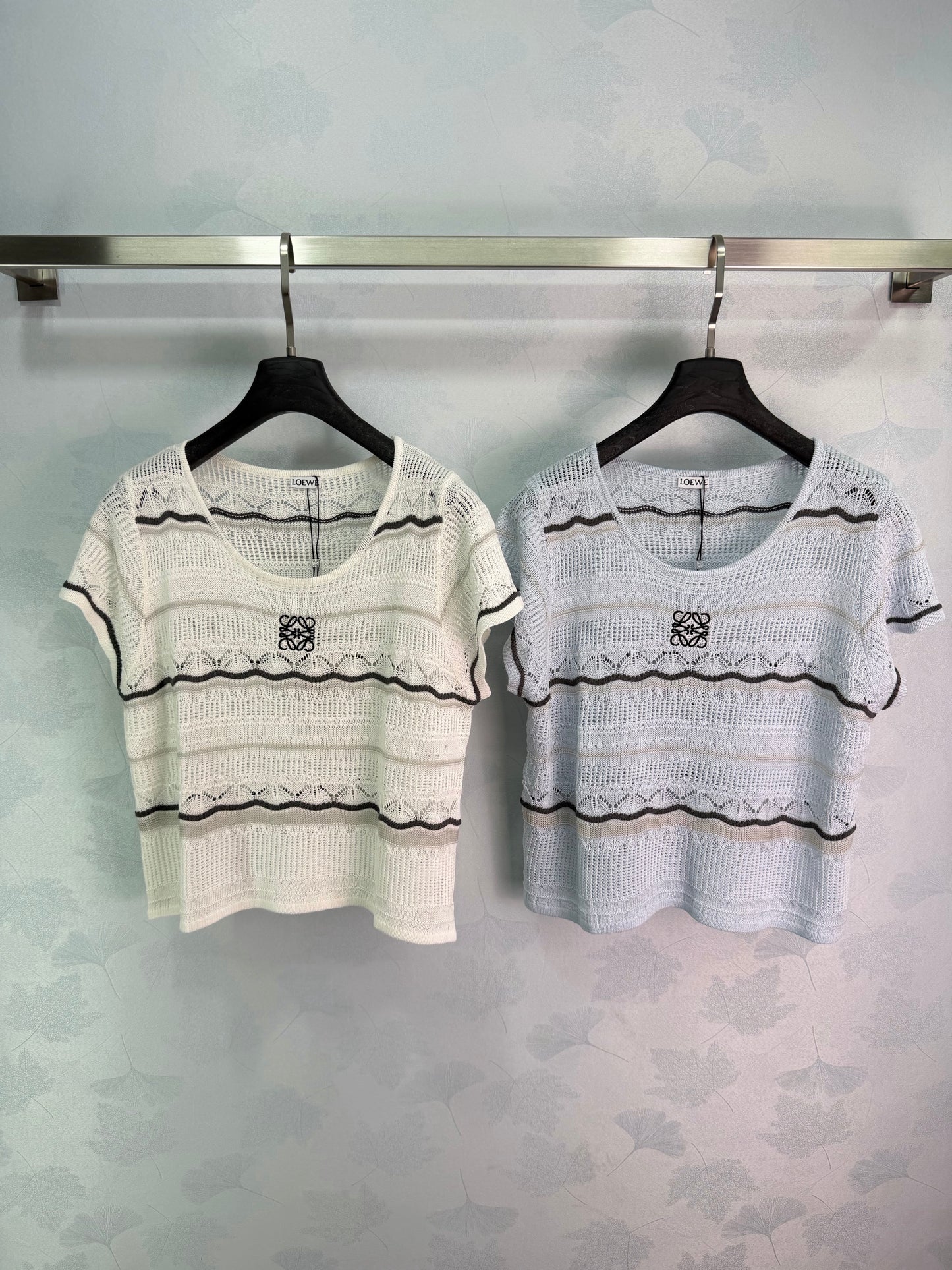 26SS NEW Hollow knitted short sleeves