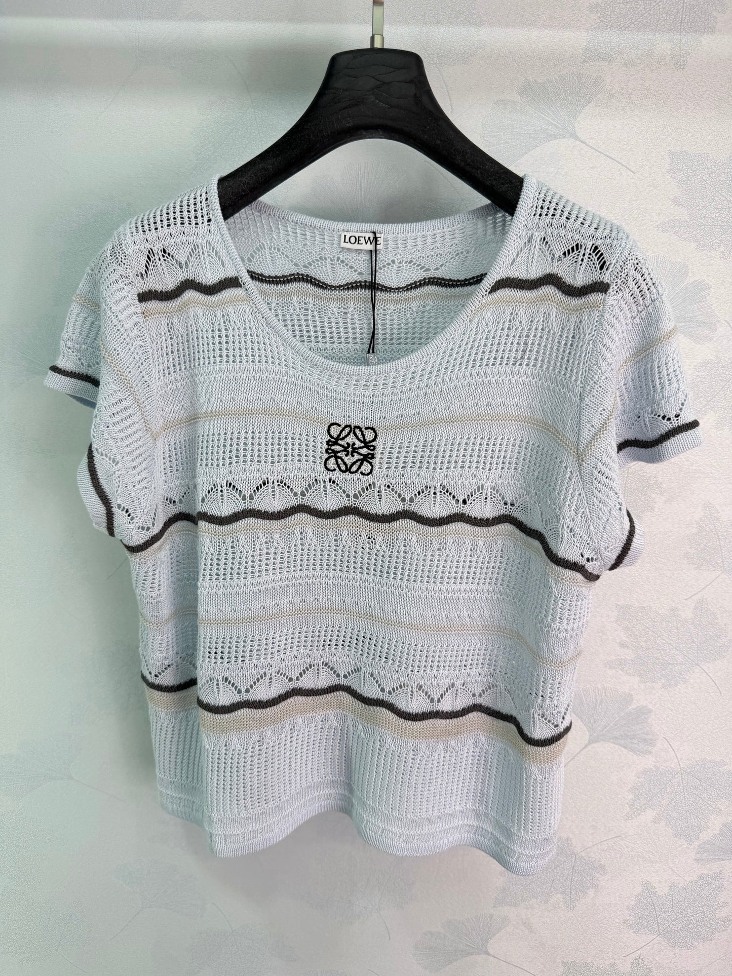 26SS NEW Hollow knitted short sleeves